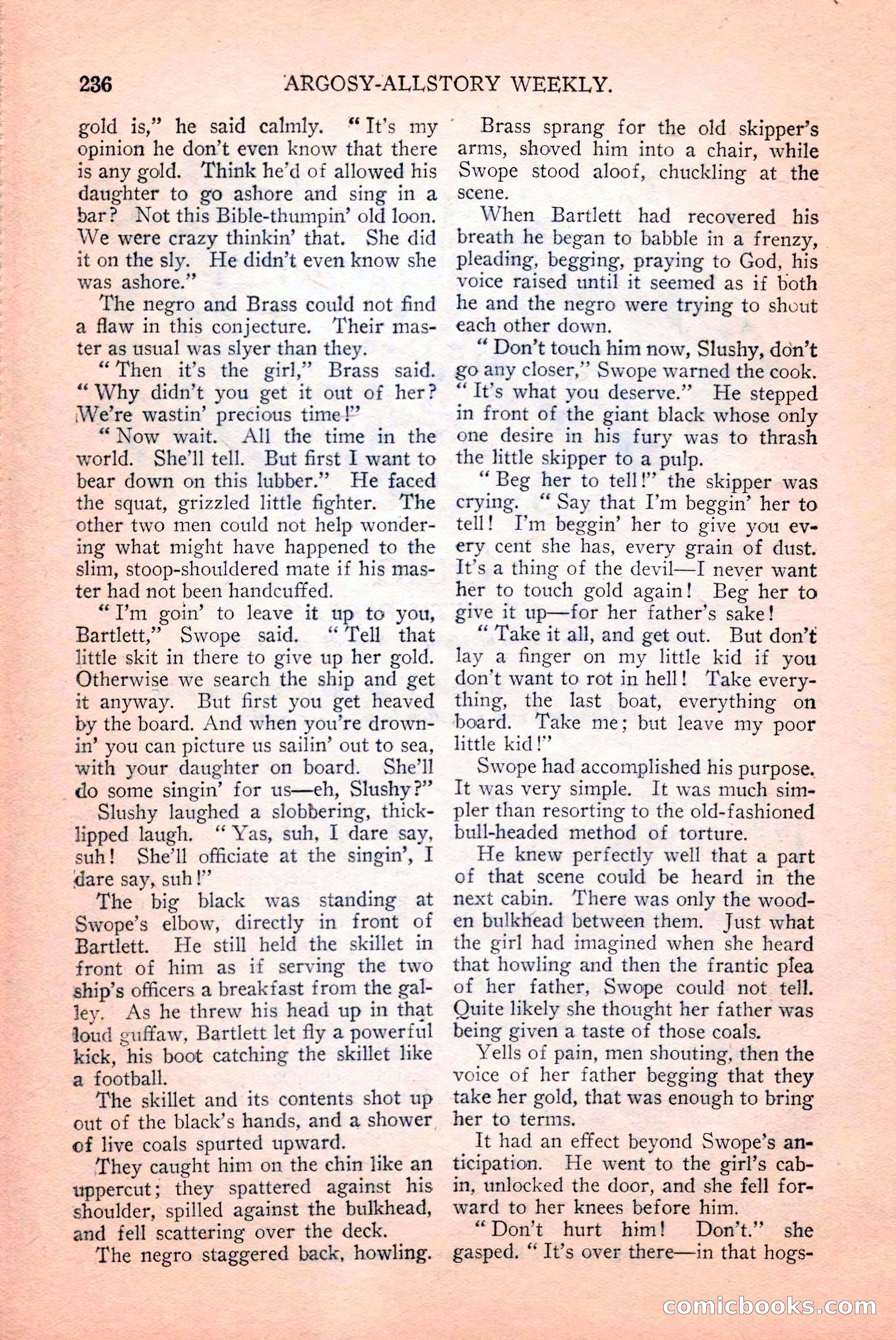 Argosy All-Story Weekly, April 14, 1928 — page 98 of 152