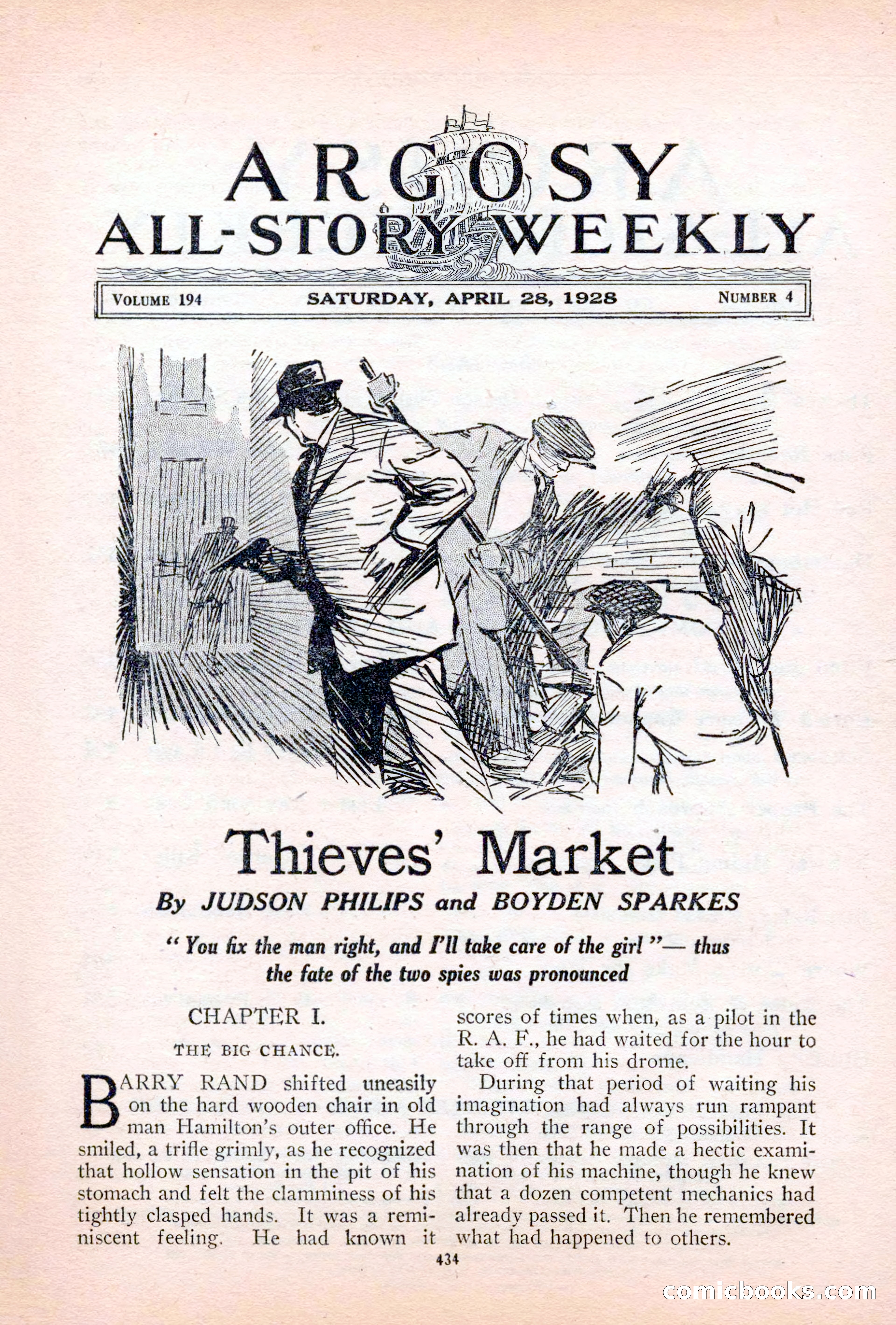 Argosy All-Story Weekly, April 28, 1928 — page 4 of 148