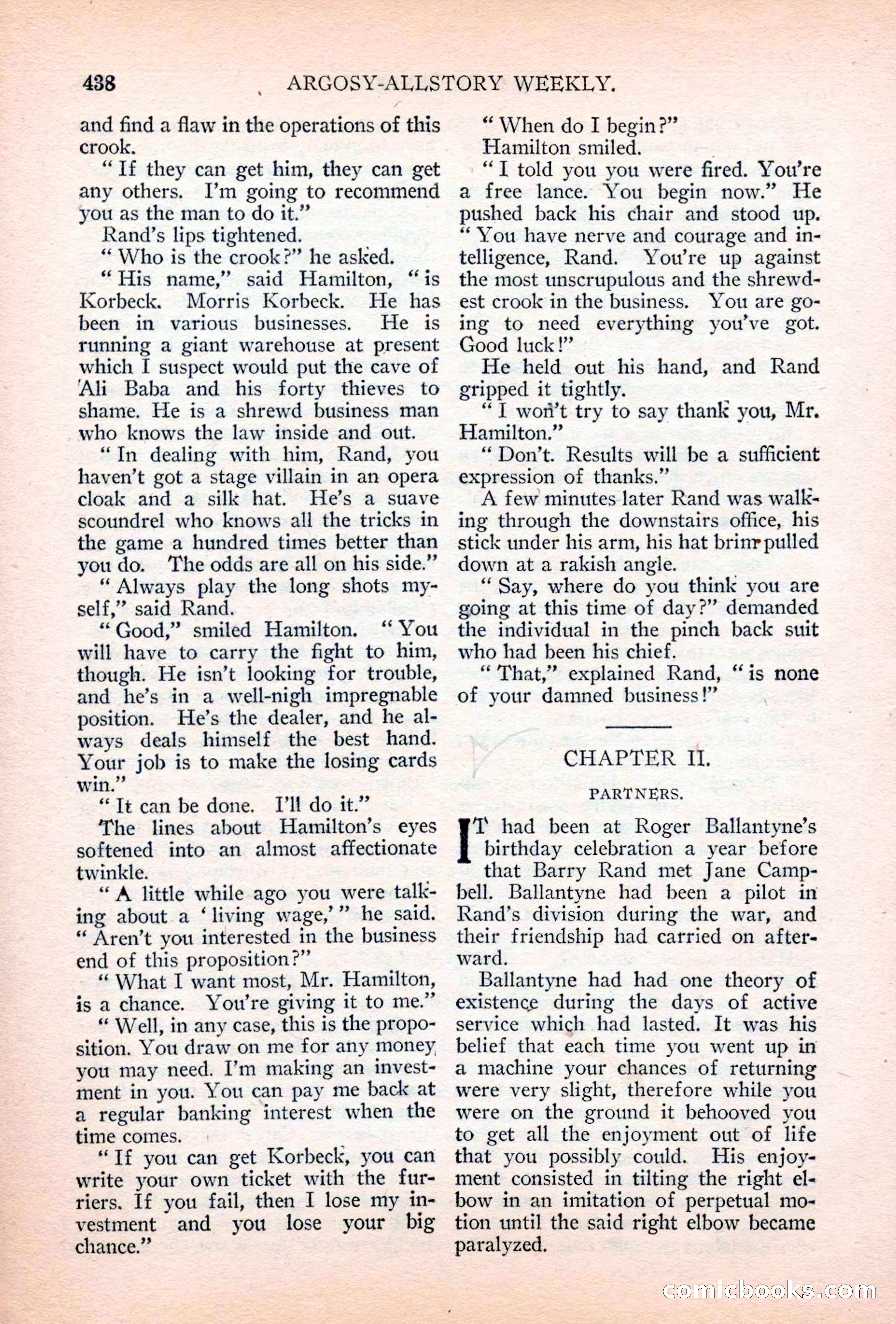 Argosy All-Story Weekly, April 28, 1928 — page 8 of 148