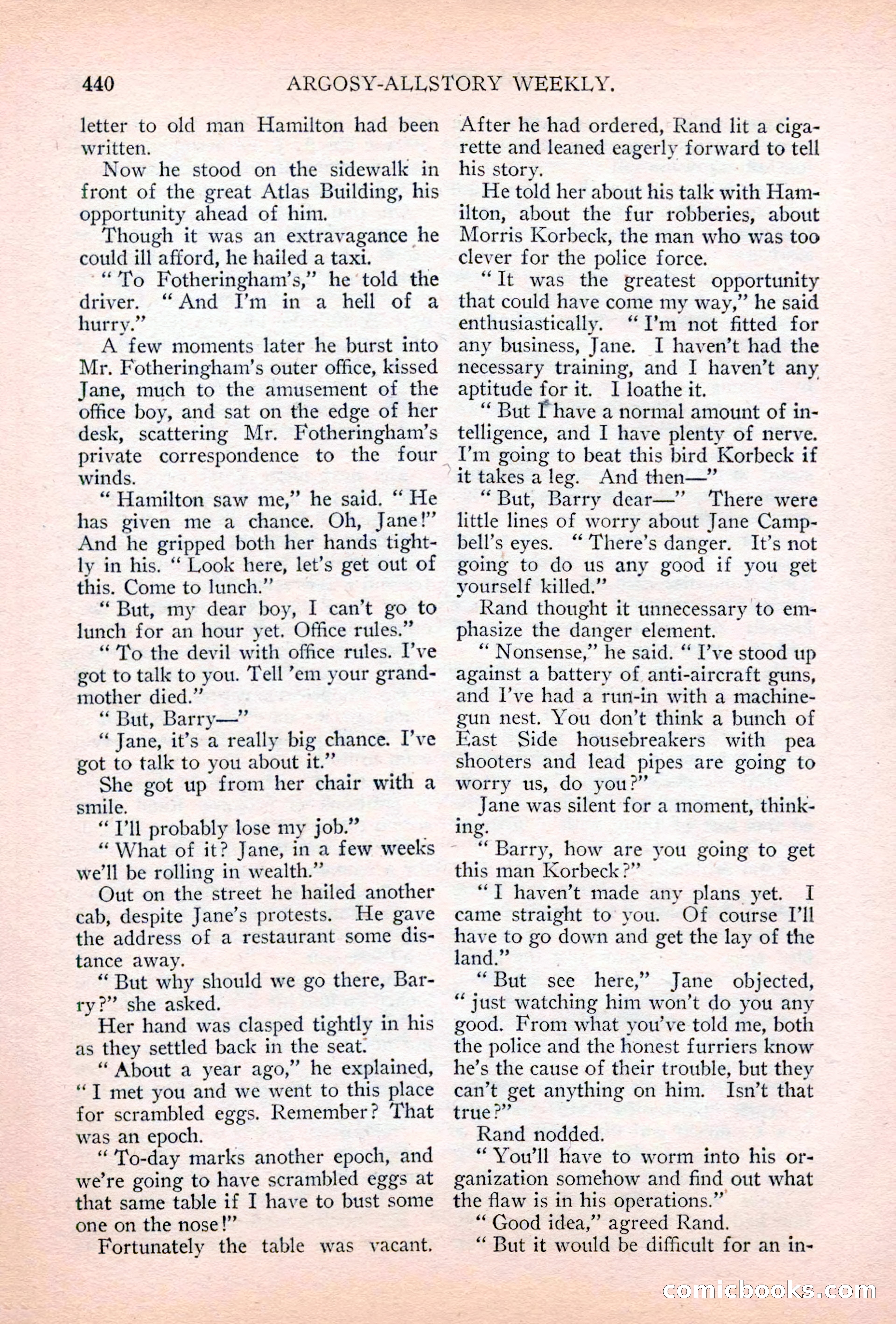 Argosy All-Story Weekly, April 28, 1928 — page 10 of 148