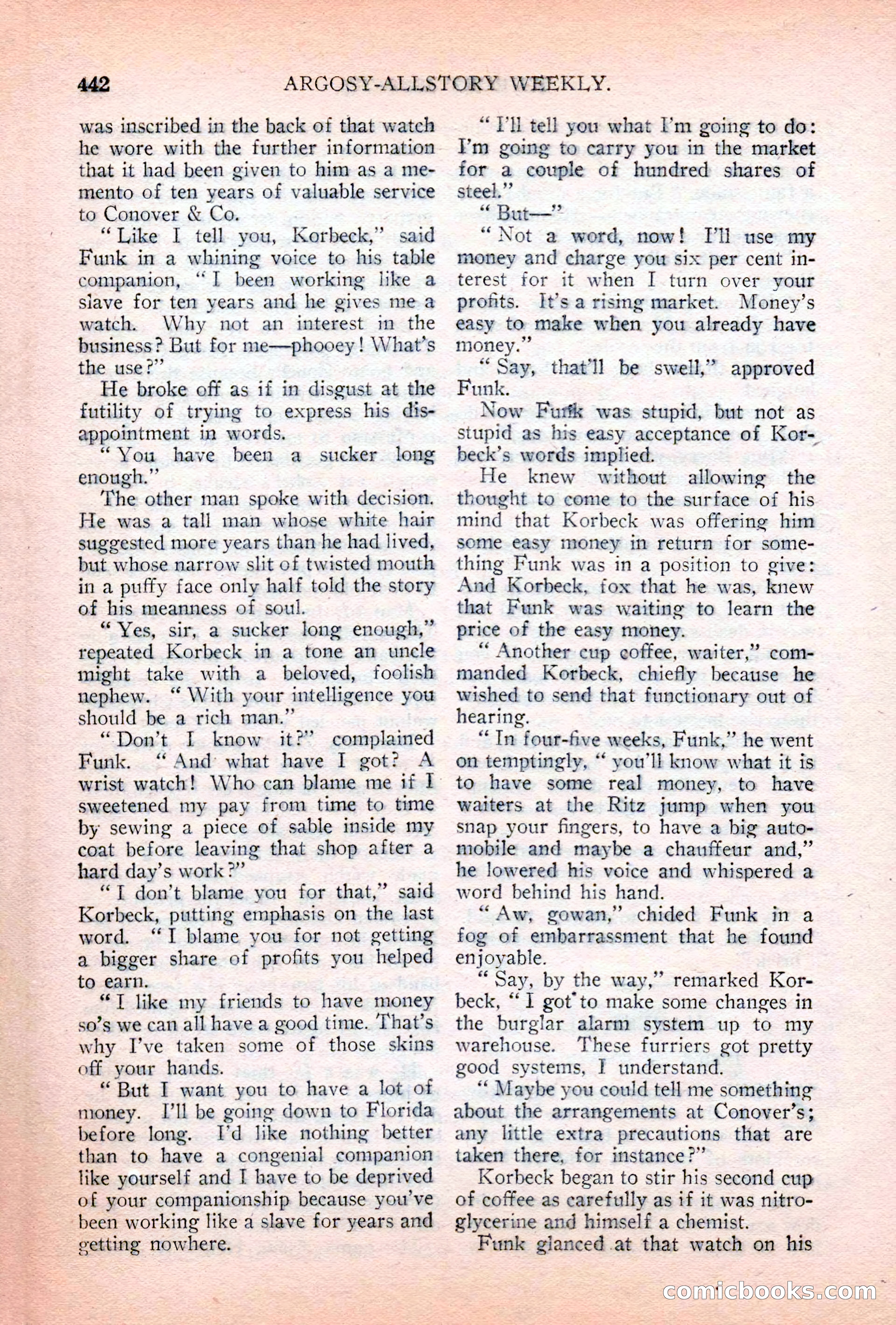 Argosy All-Story Weekly, April 28, 1928 — page 12 of 148