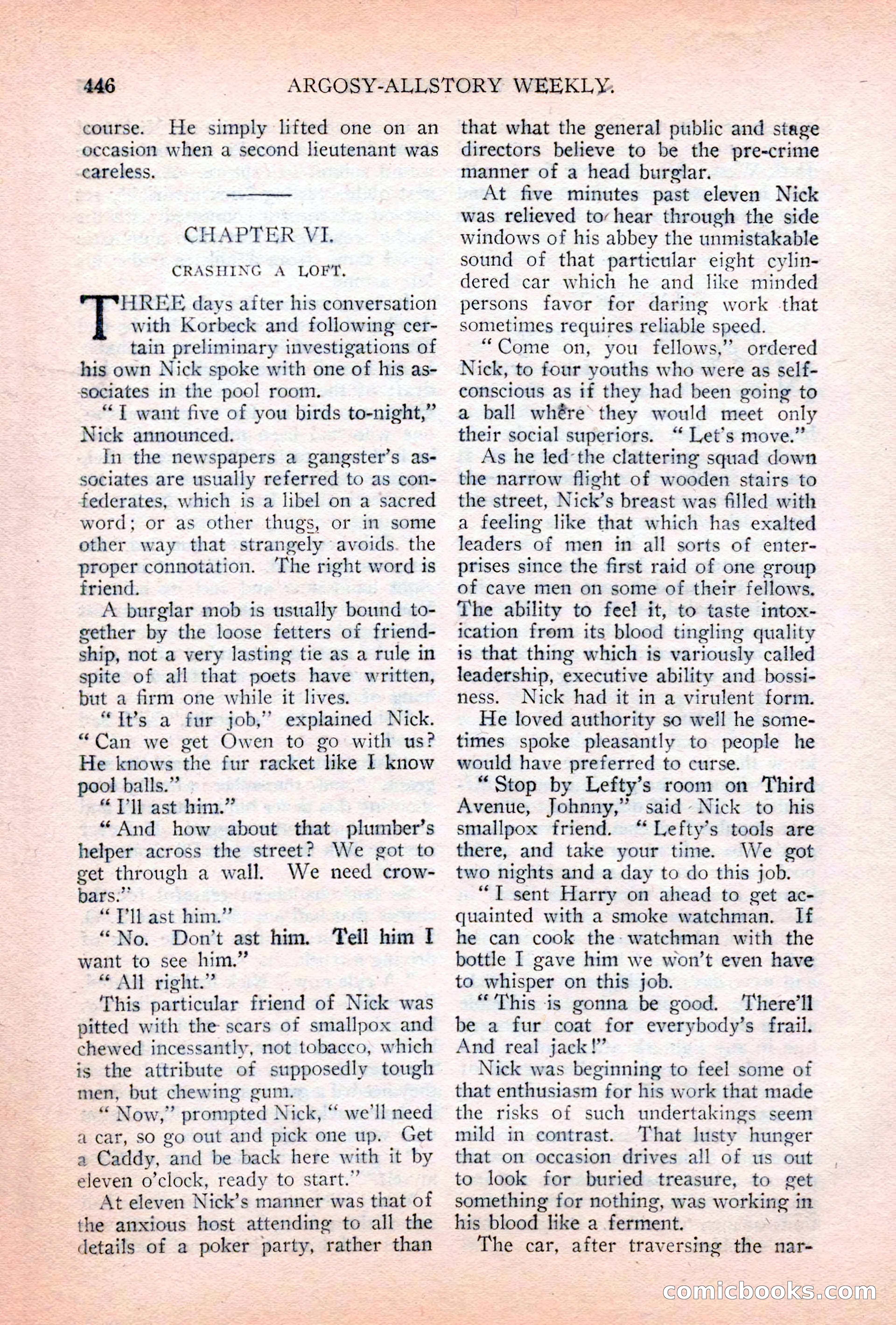Argosy All-Story Weekly, April 28, 1928 — page 16 of 148