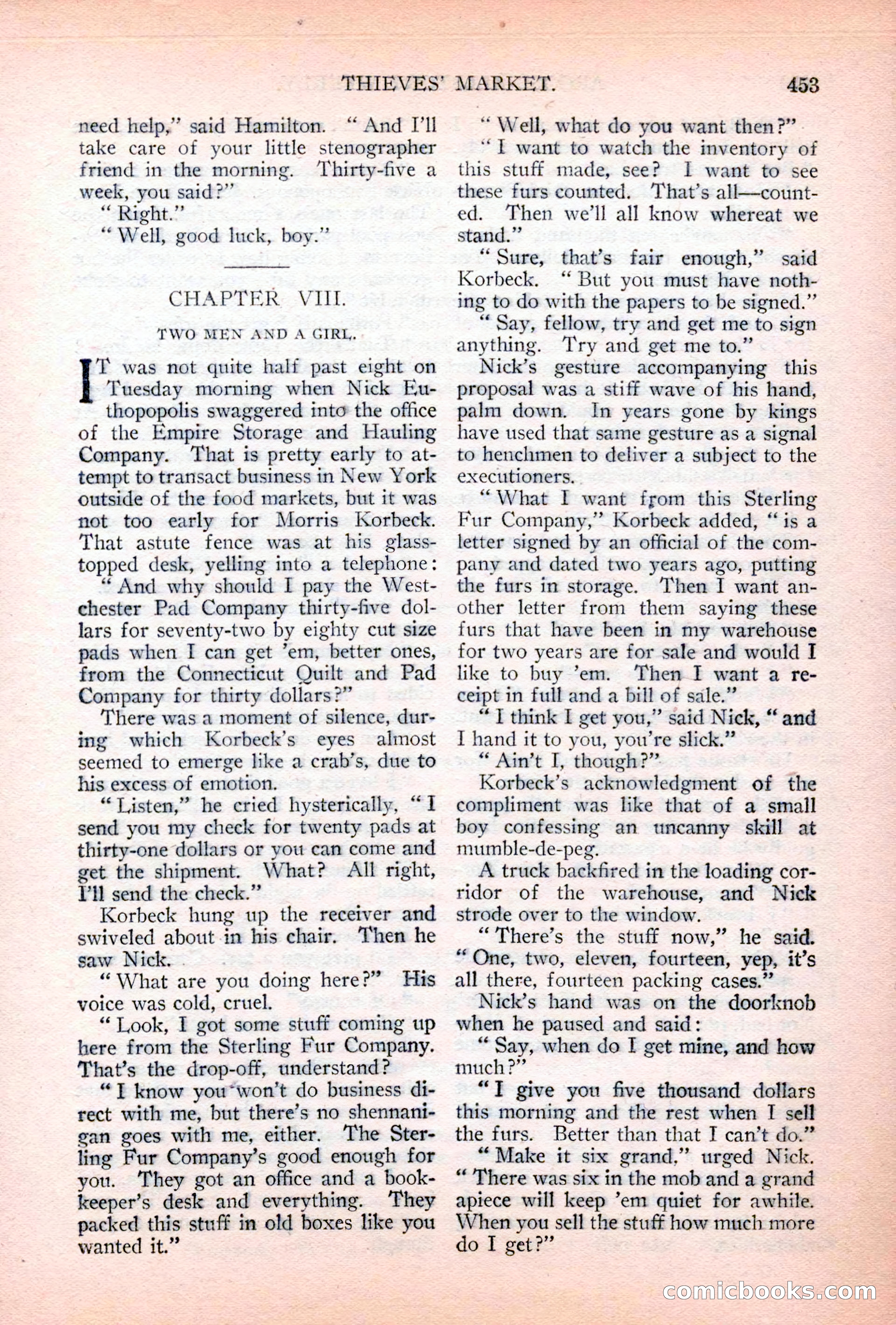 Argosy All-Story Weekly, April 28, 1928 — page 23 of 148