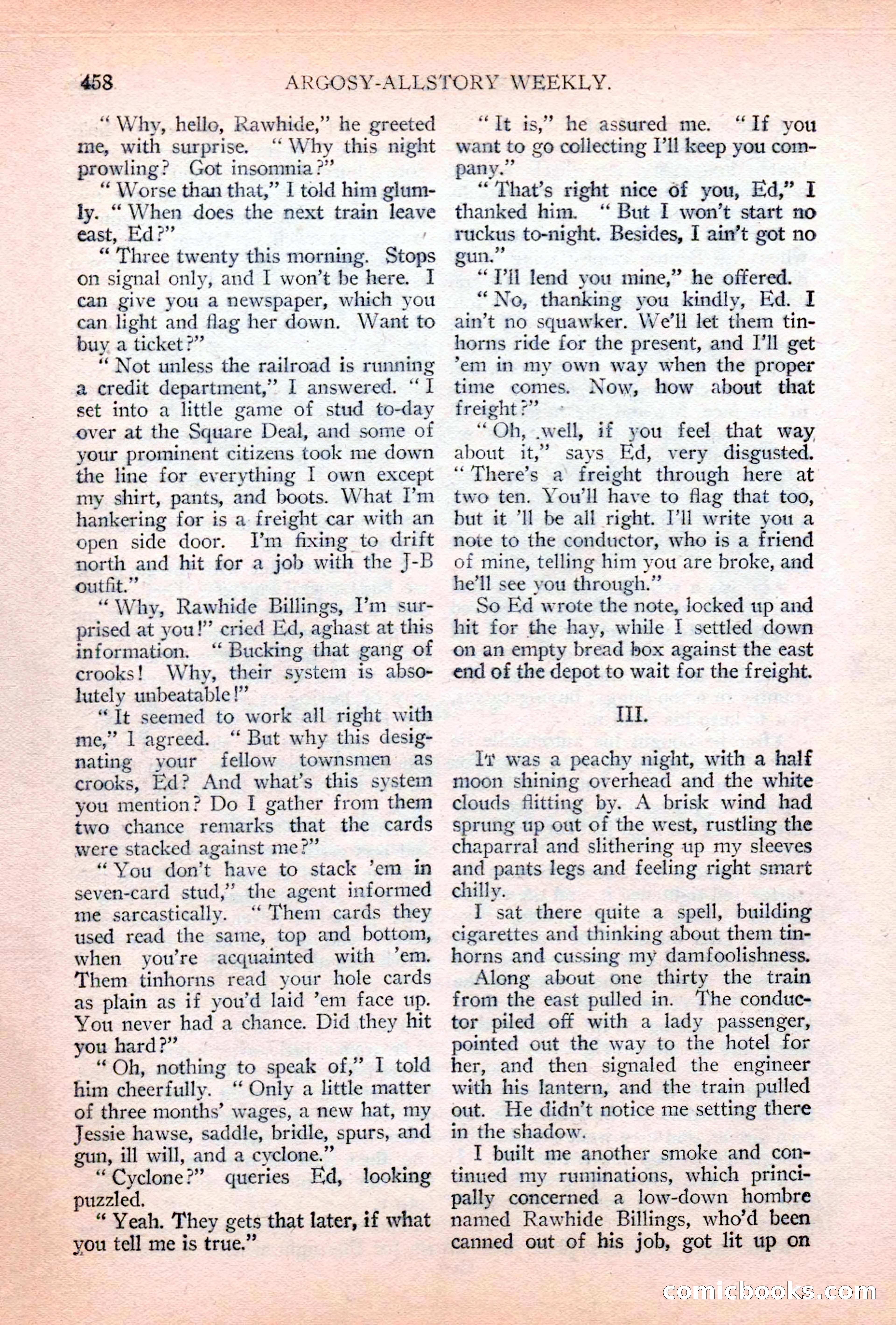 Argosy All-Story Weekly, April 28, 1928 — page 28 of 148