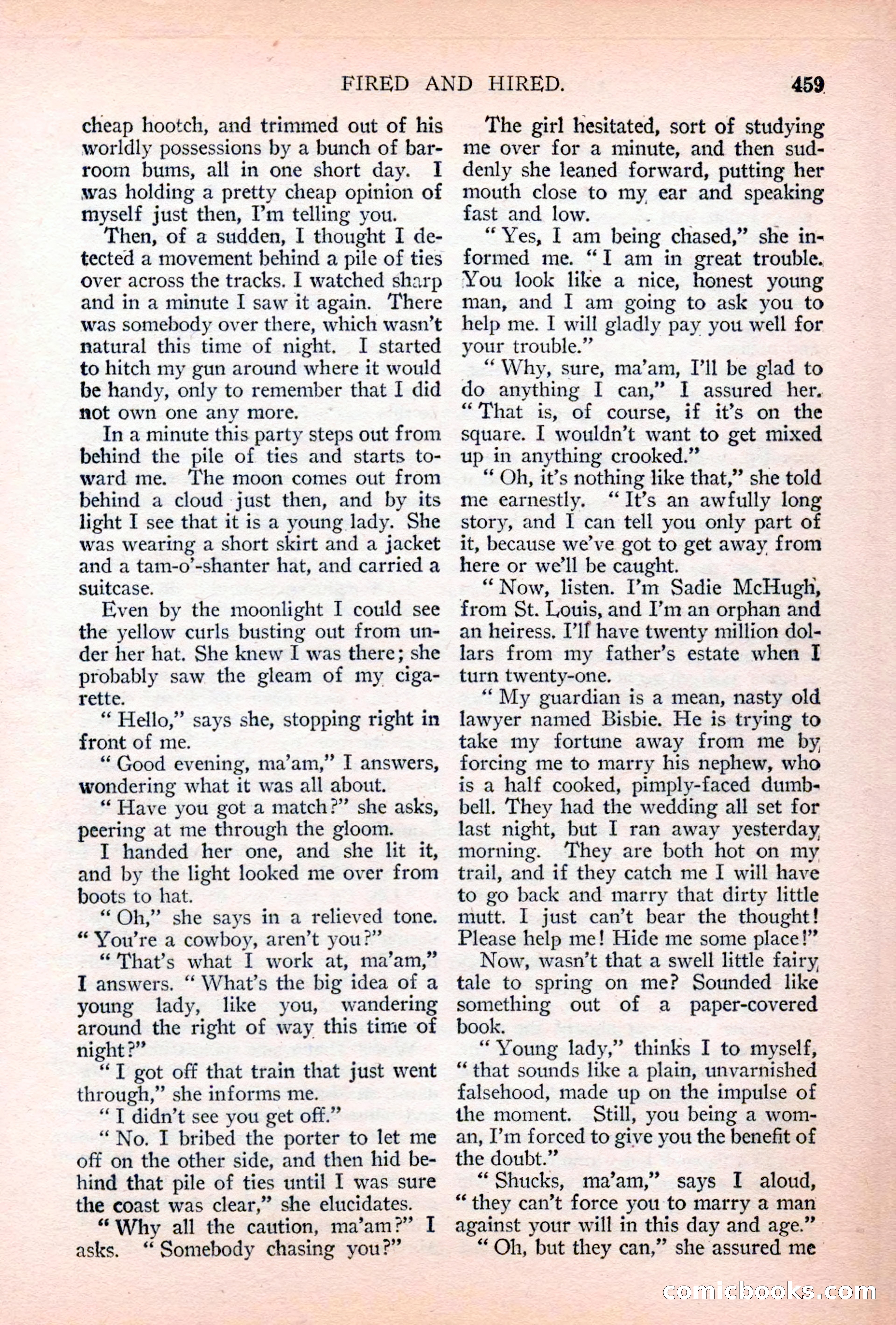 Argosy All-Story Weekly, April 28, 1928 — page 29 of 148