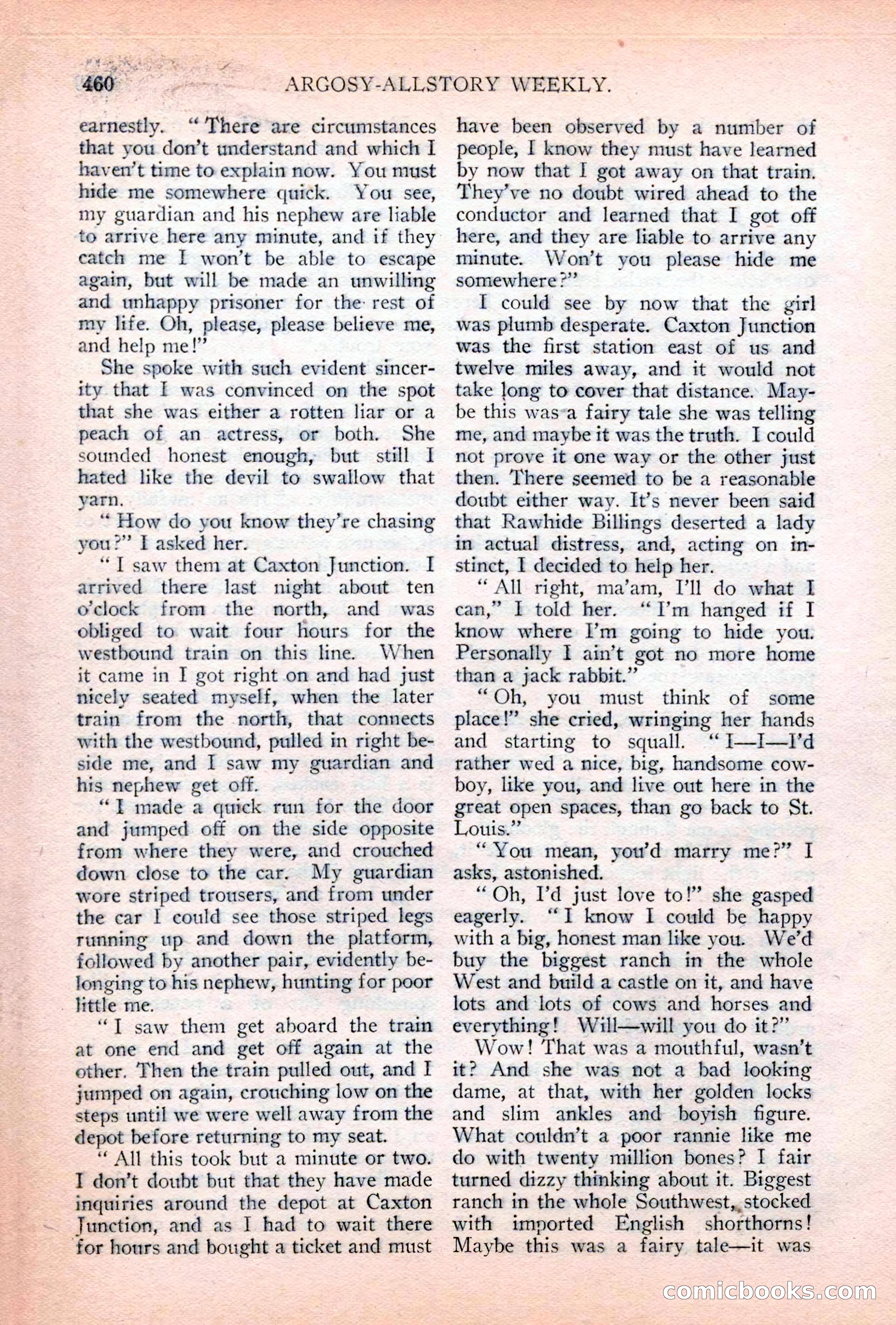 Argosy All-Story Weekly, April 28, 1928 — page 30 of 148