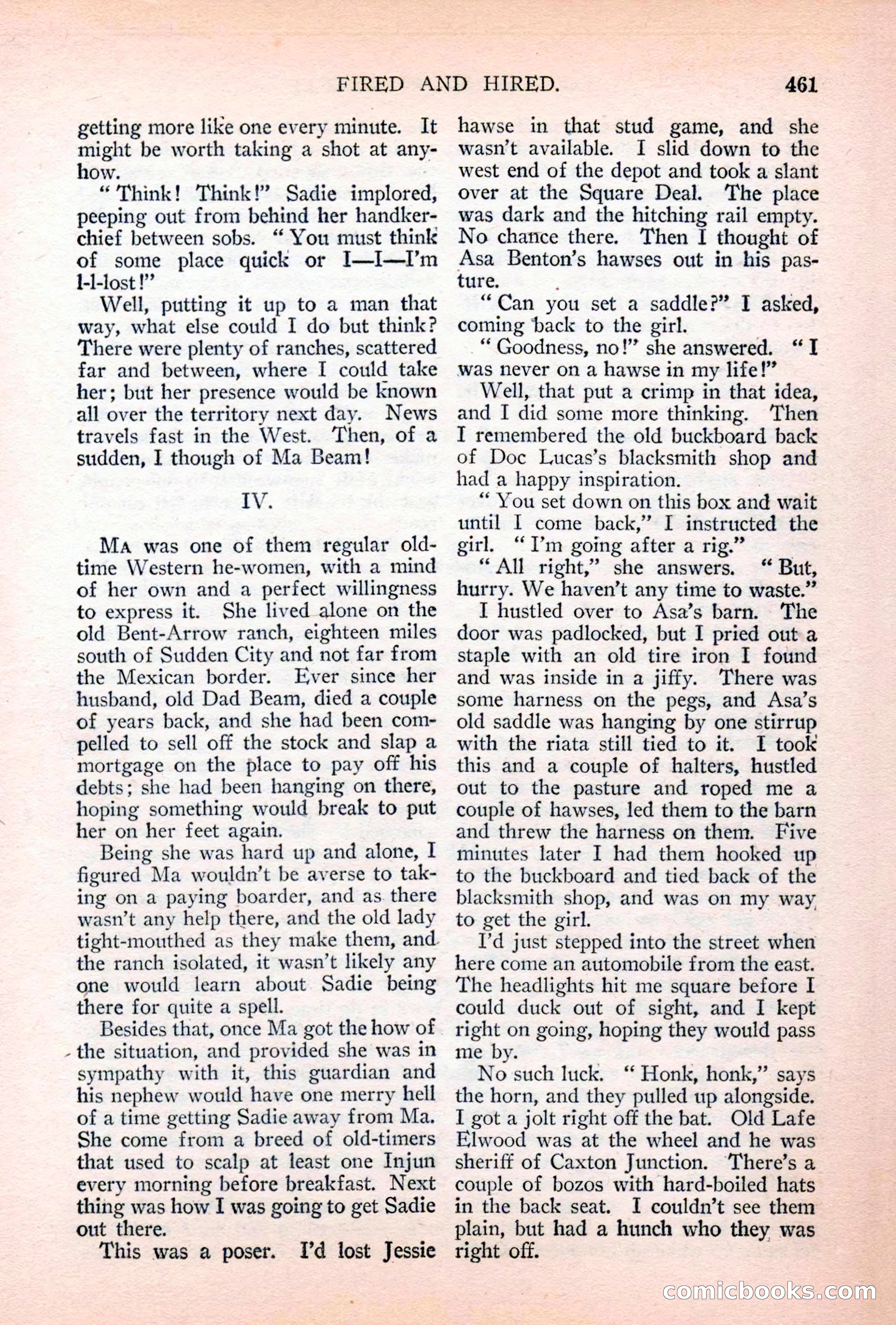 Argosy All-Story Weekly, April 28, 1928 — page 31 of 148
