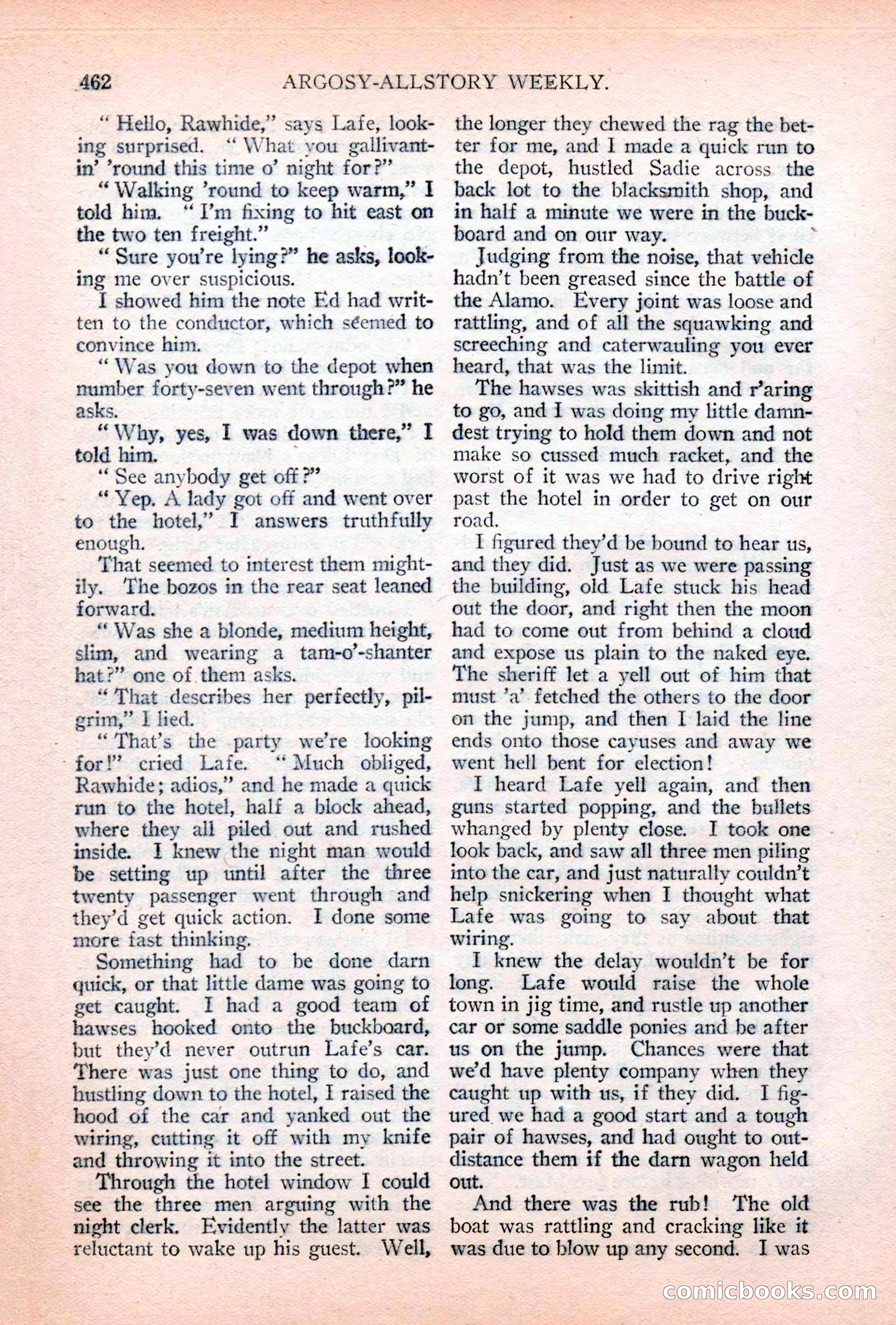 Argosy All-Story Weekly, April 28, 1928 — page 32 of 148
