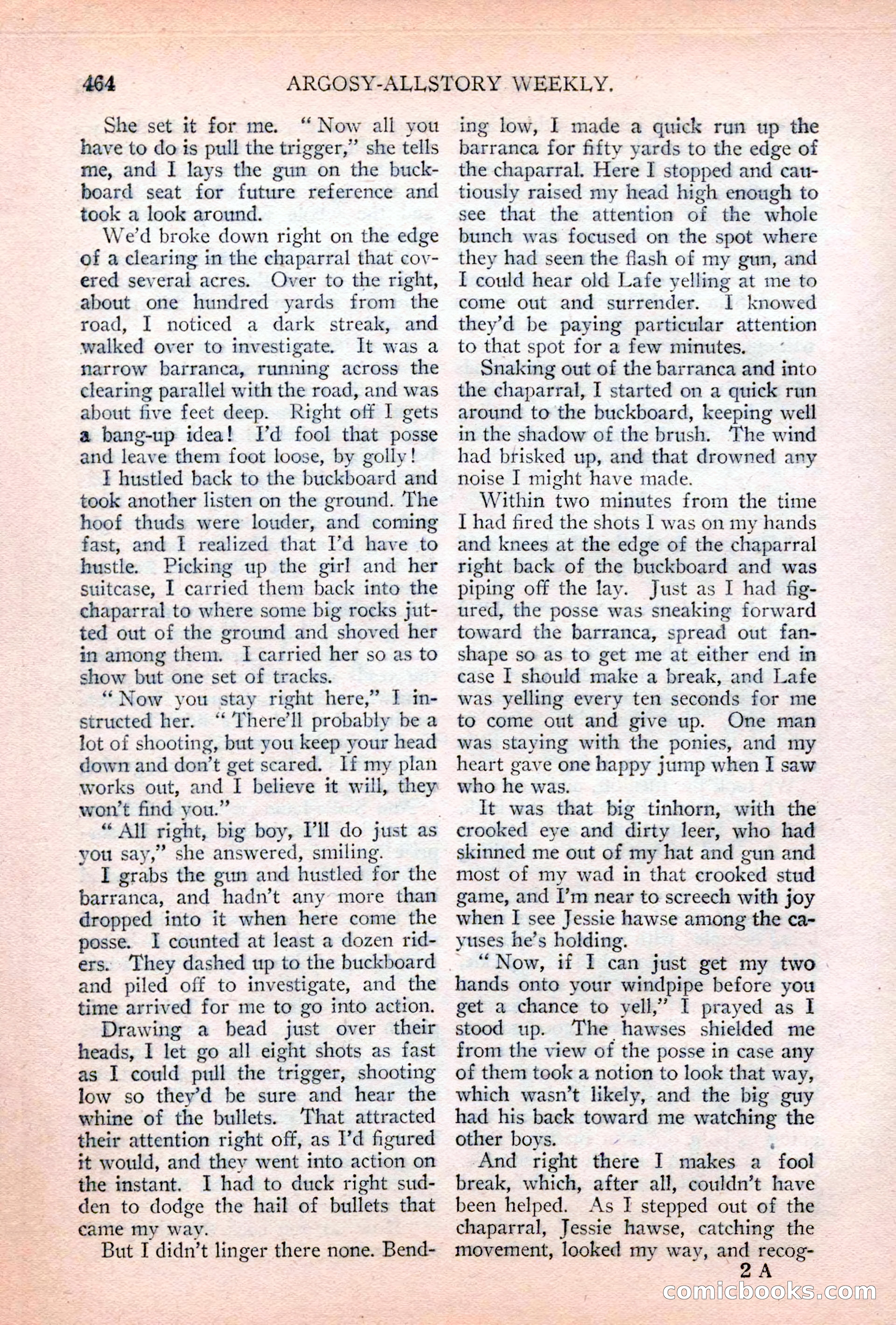 Argosy All-Story Weekly, April 28, 1928 — page 34 of 148