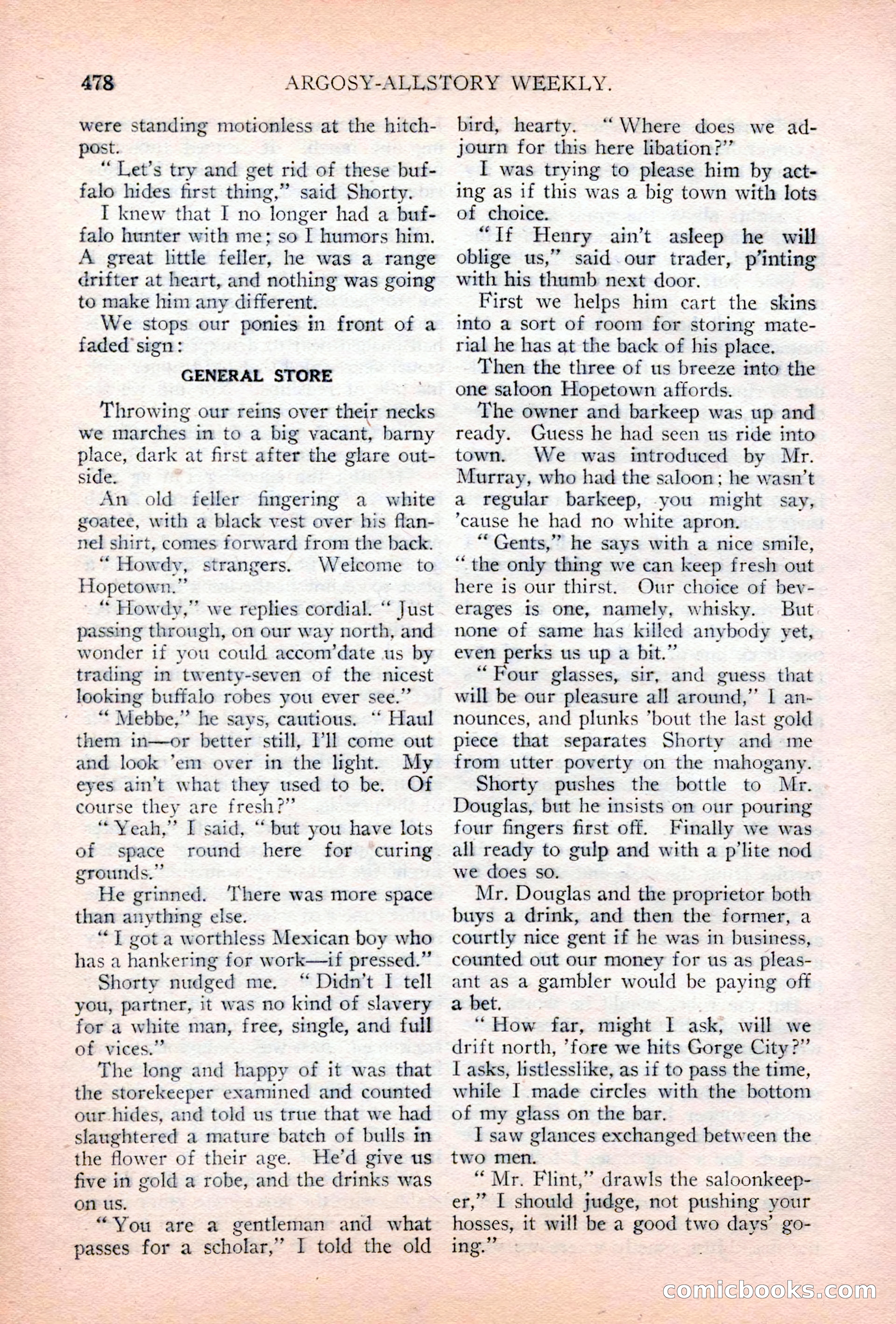 Argosy All-Story Weekly, April 28, 1928 — page 48 of 148