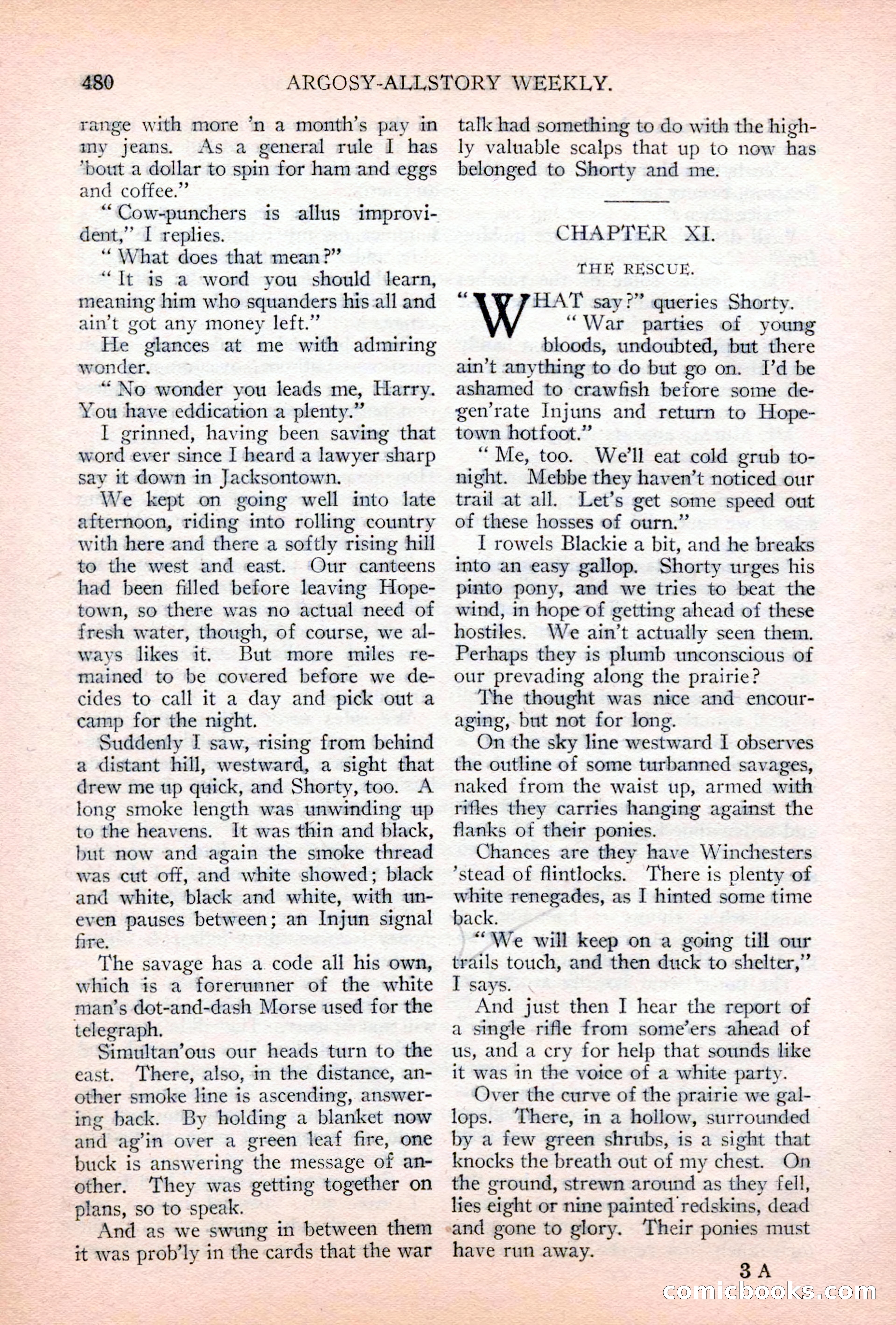 Argosy All-Story Weekly, April 28, 1928 — page 50 of 148