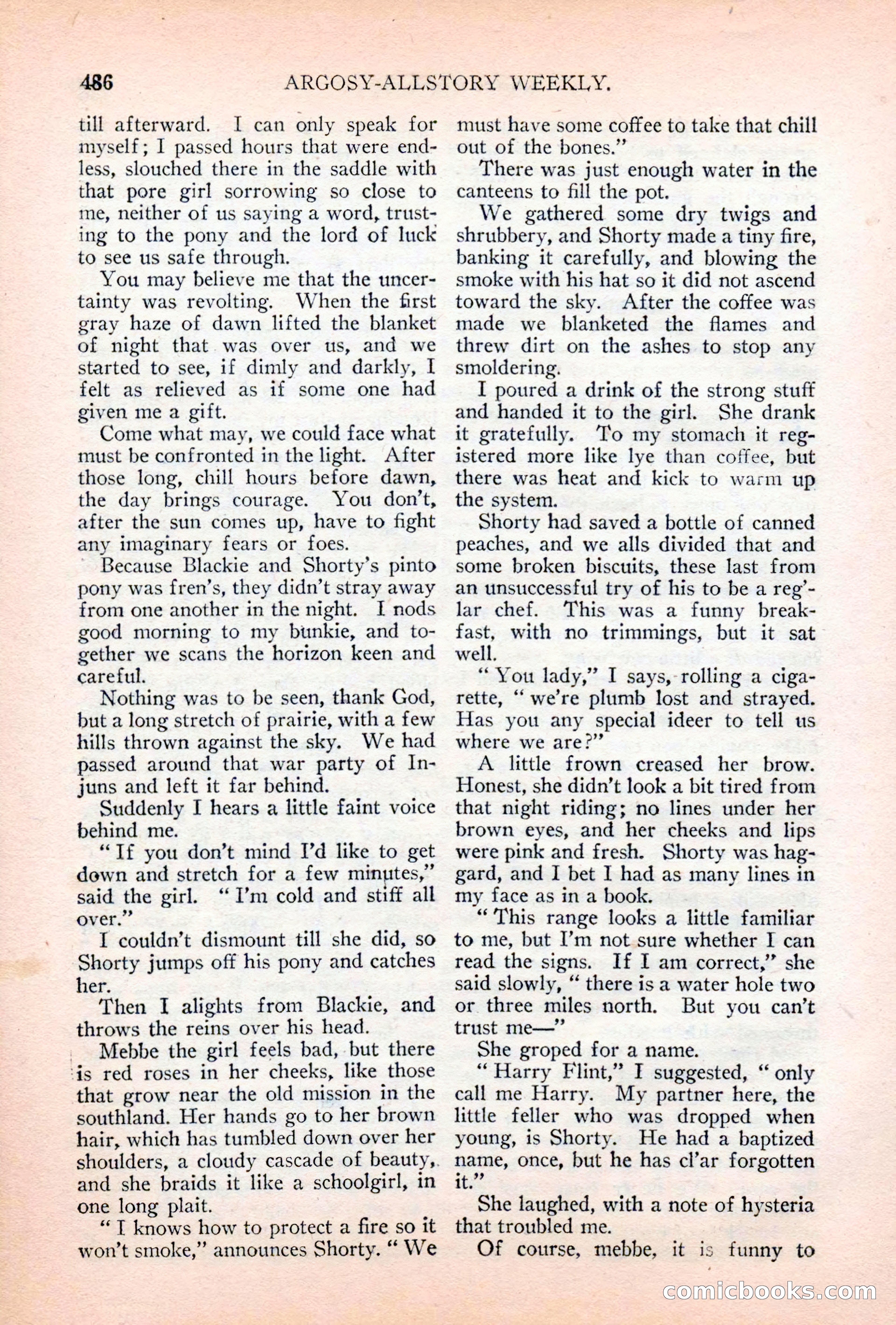 Argosy All-Story Weekly, April 28, 1928 — page 56 of 148