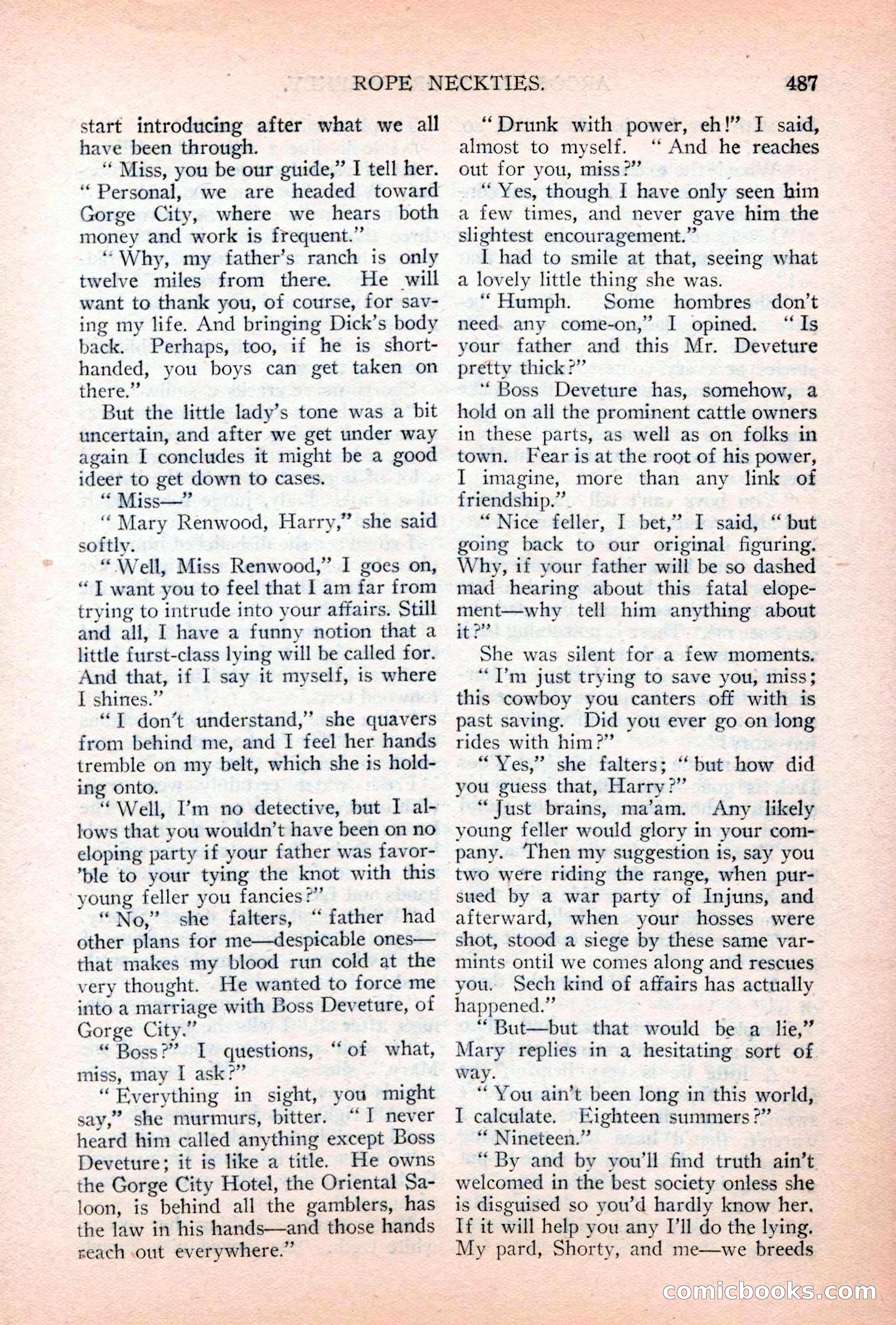 Argosy All-Story Weekly, April 28, 1928 — page 57 of 148