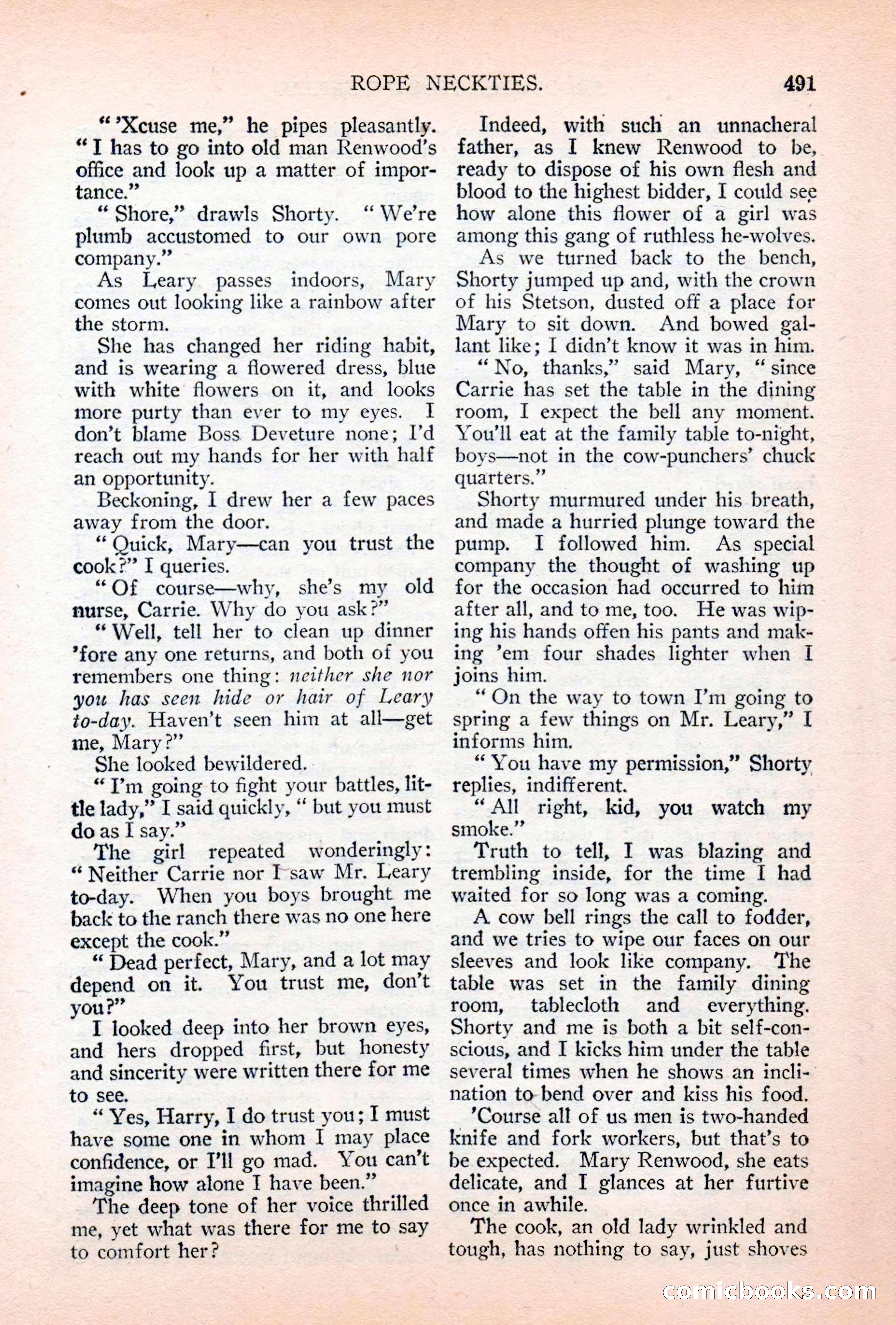 Argosy All-Story Weekly, April 28, 1928 — page 61 of 148