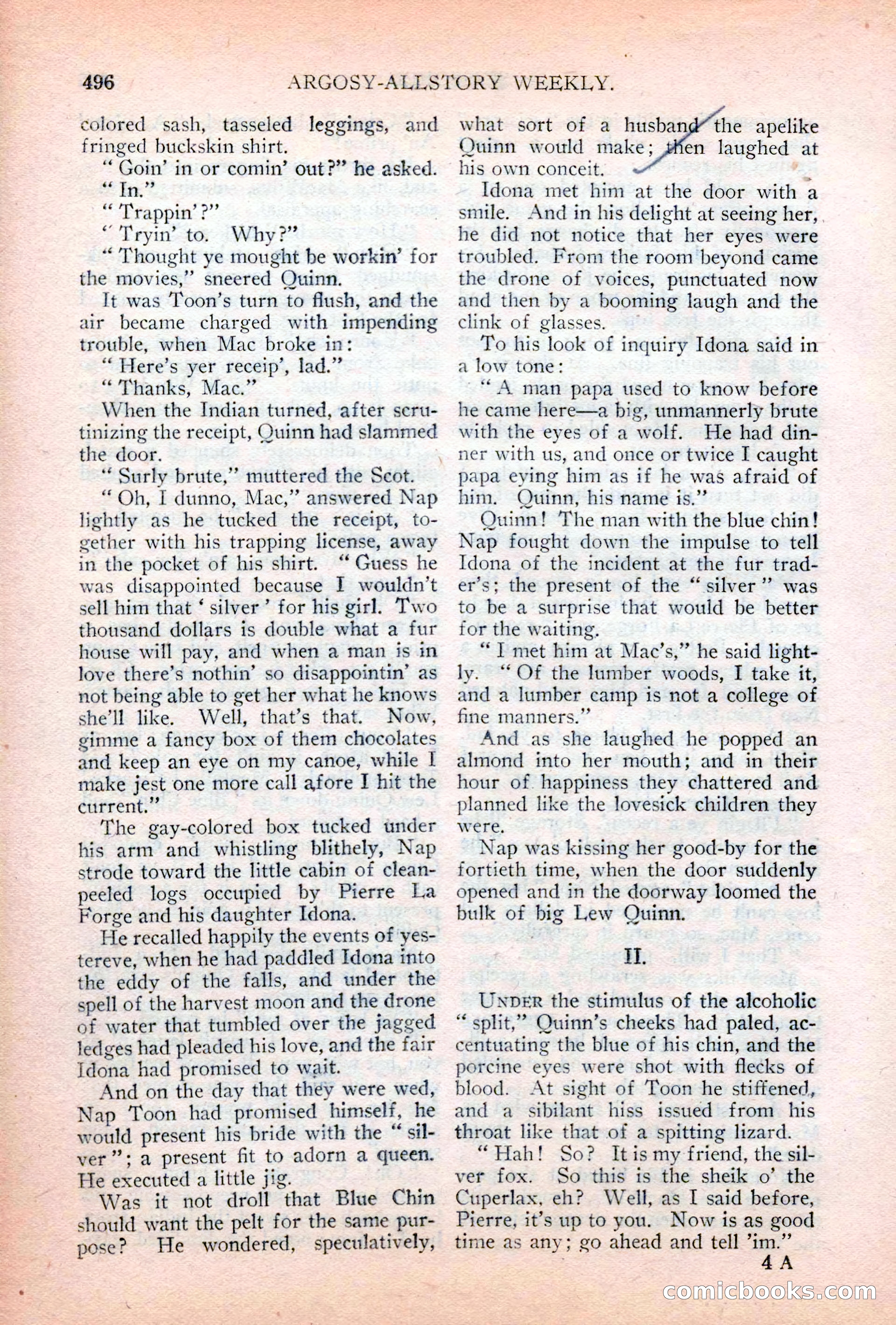 Argosy All-Story Weekly, April 28, 1928 — page 66 of 148