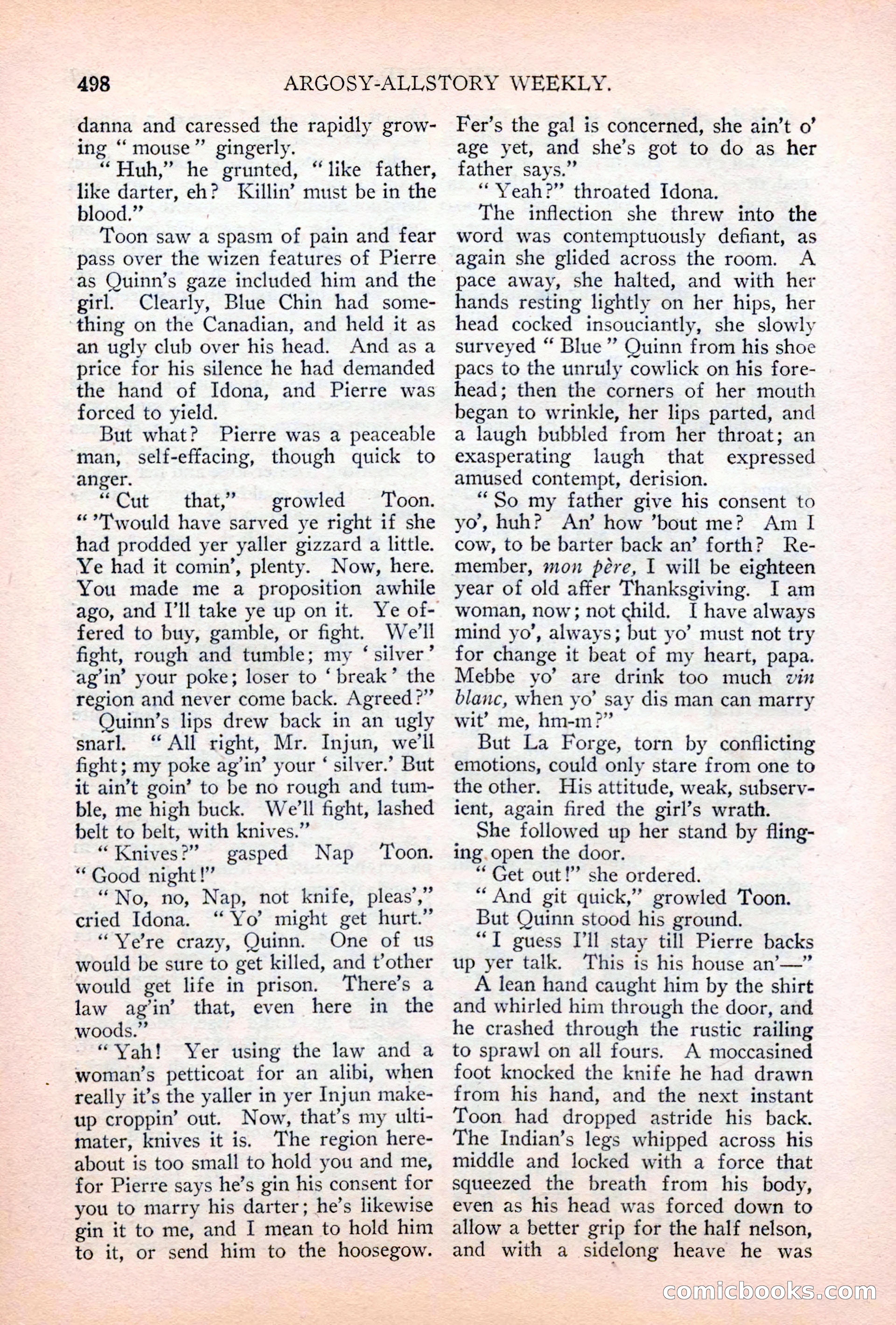 Argosy All-Story Weekly, April 28, 1928 — page 68 of 148