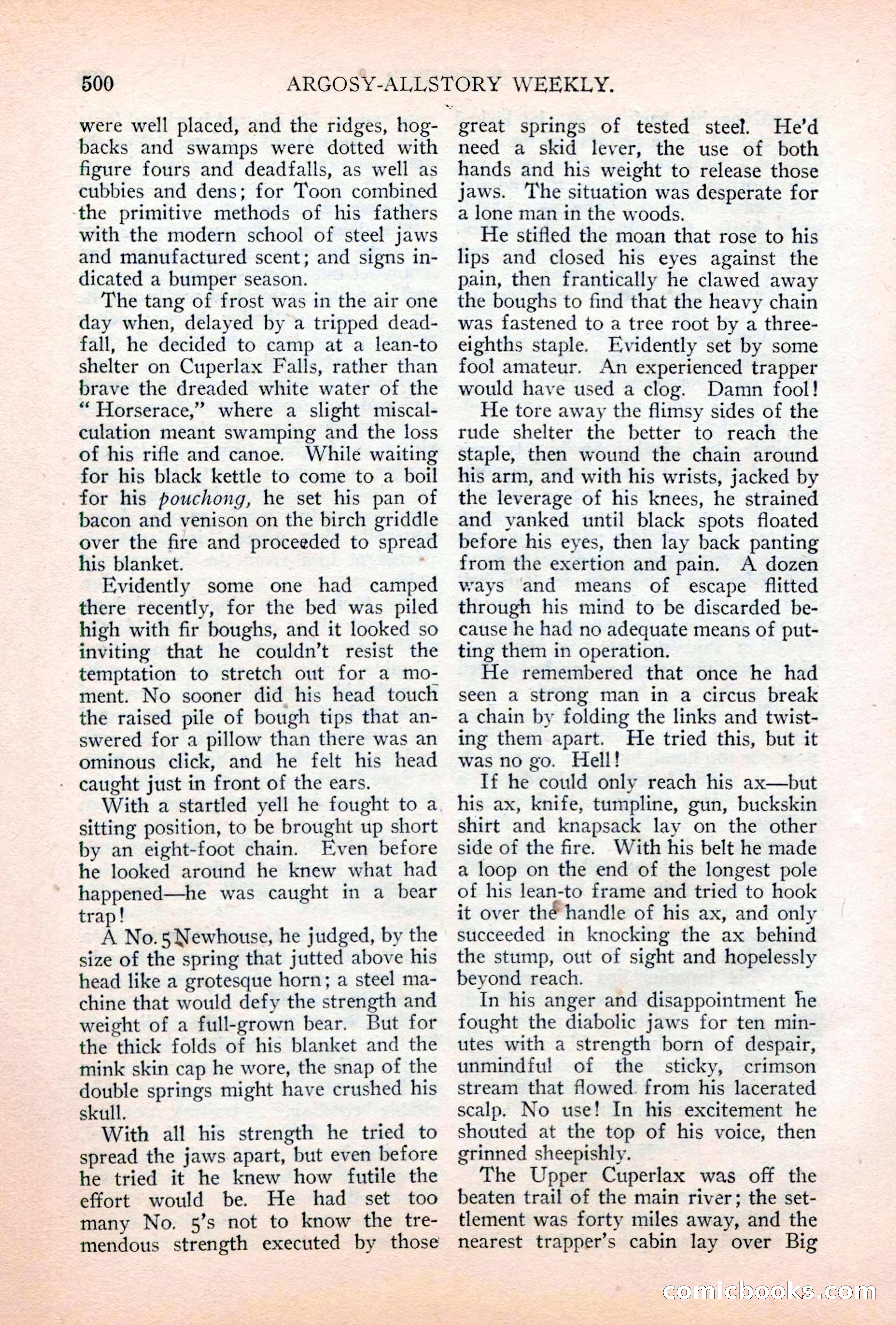 Argosy All-Story Weekly, April 28, 1928 — page 70 of 148