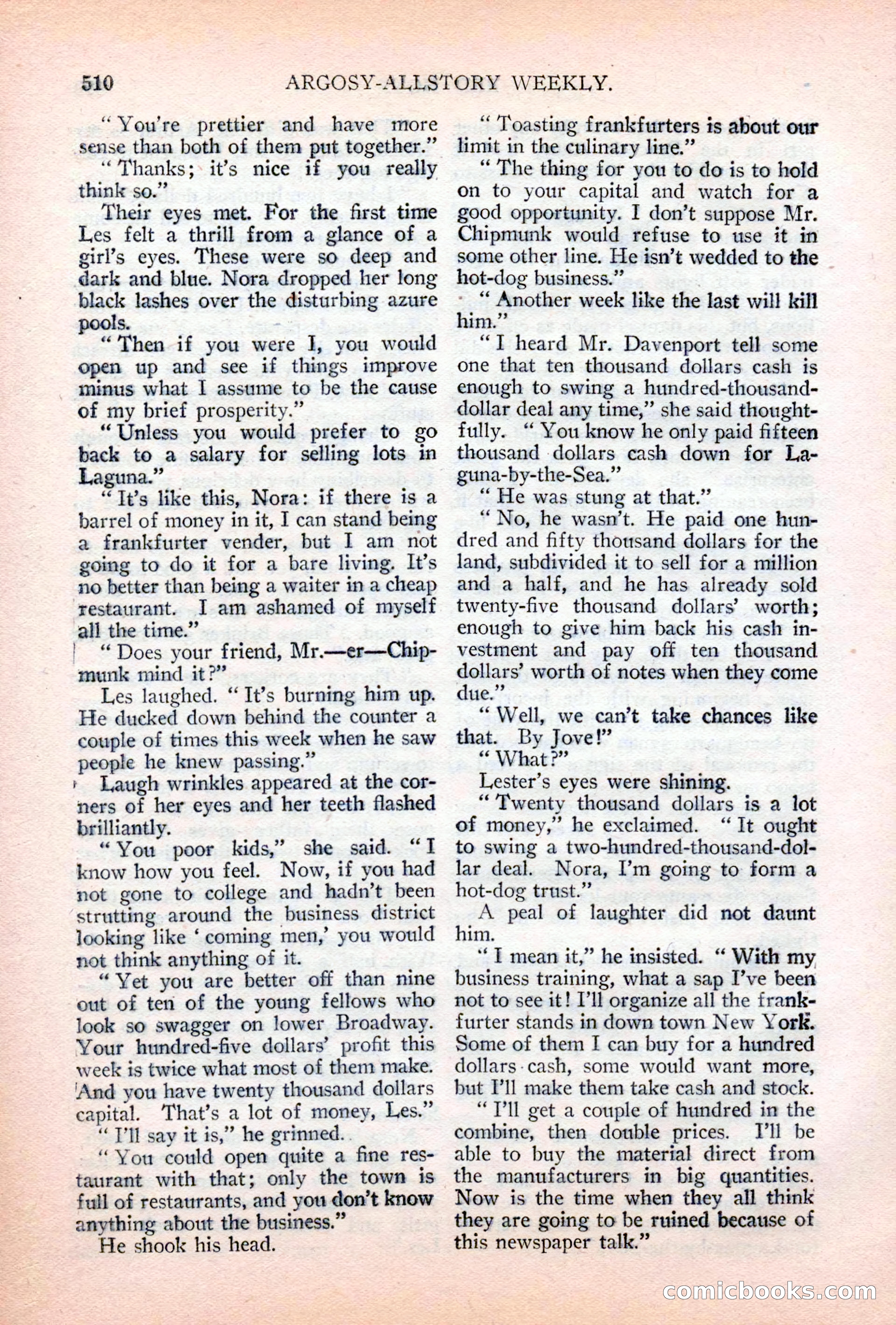 Argosy All-Story Weekly, April 28, 1928 — page 80 of 148