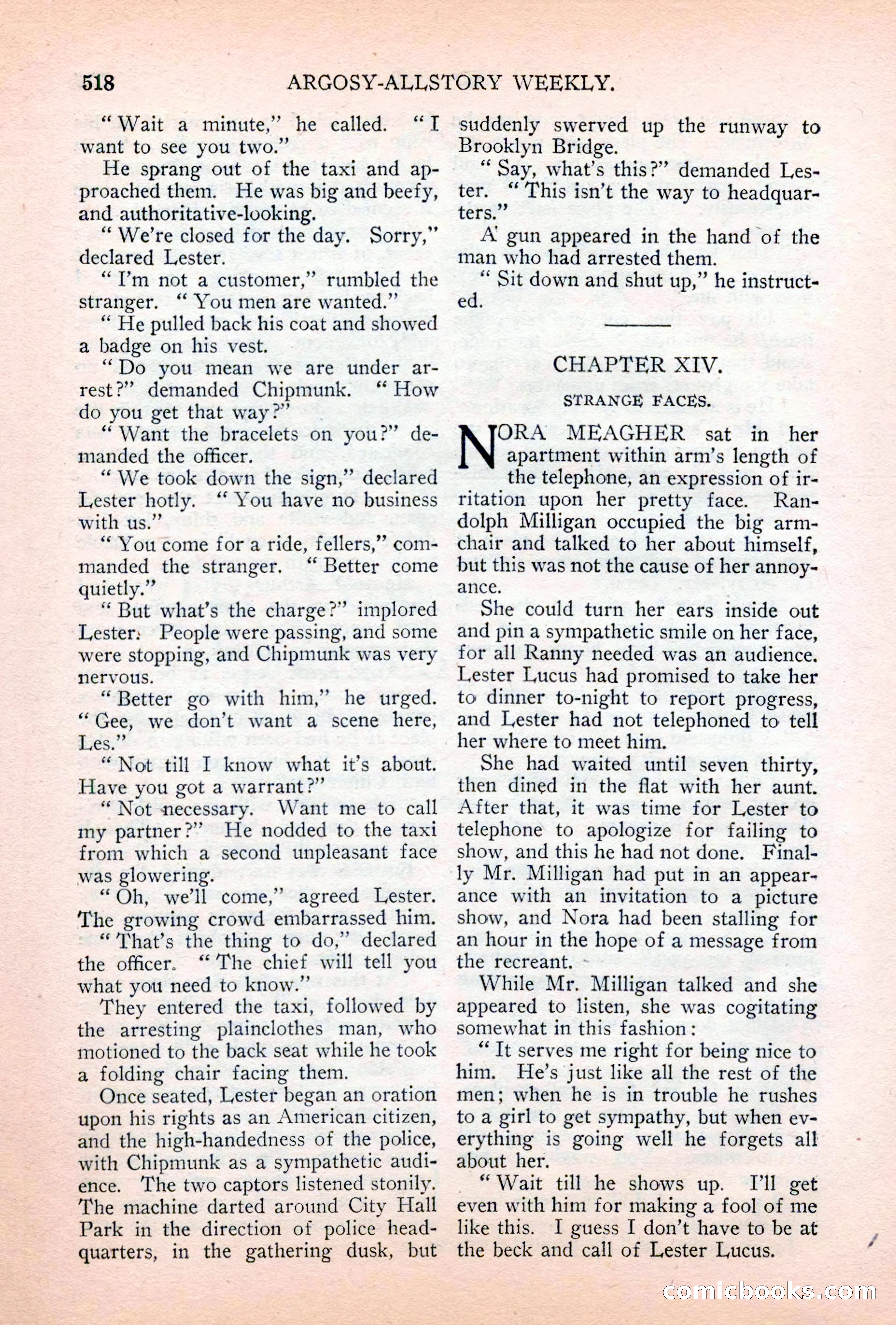 Argosy All-Story Weekly, April 28, 1928 — page 88 of 148