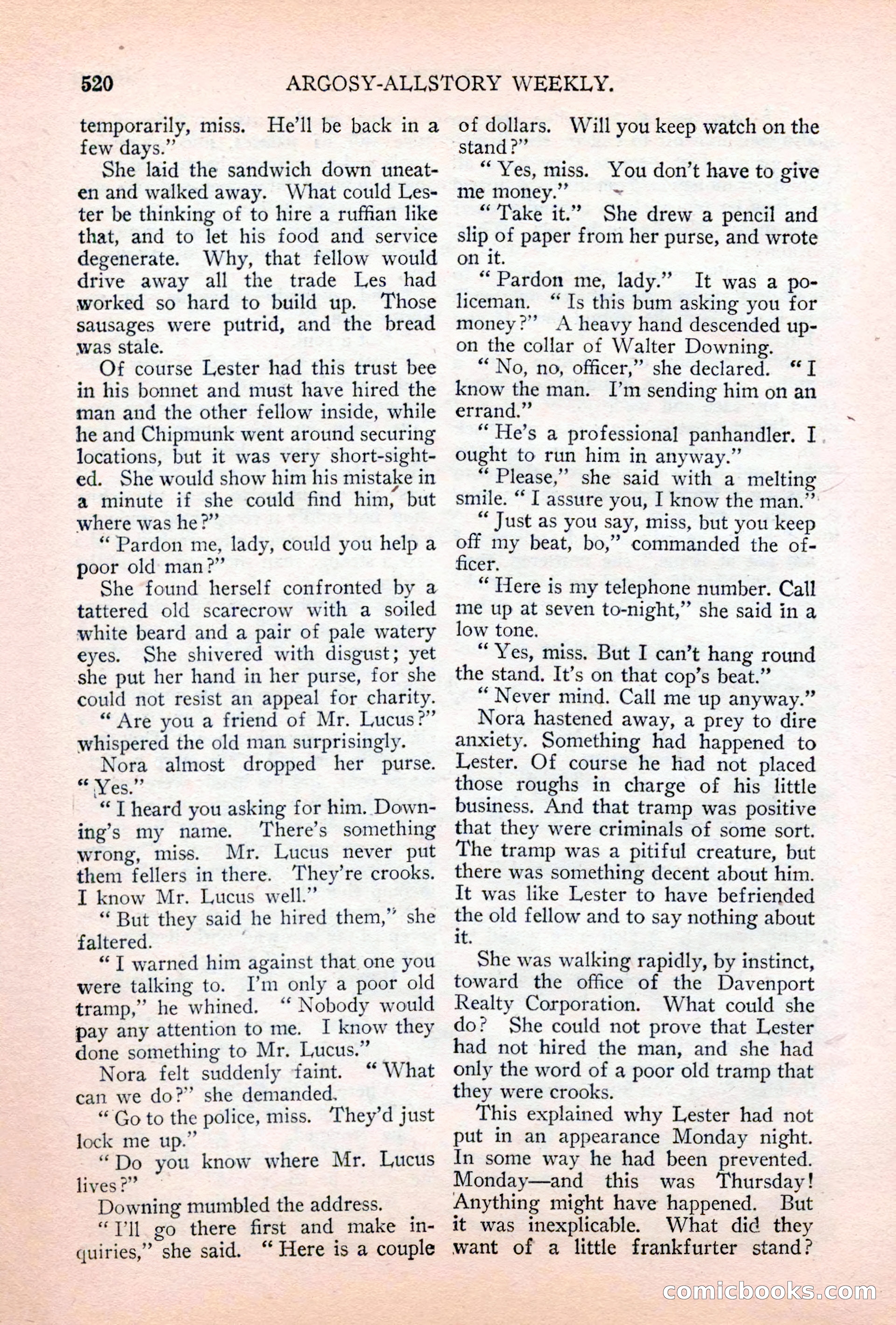 Argosy All-Story Weekly, April 28, 1928 — page 90 of 148