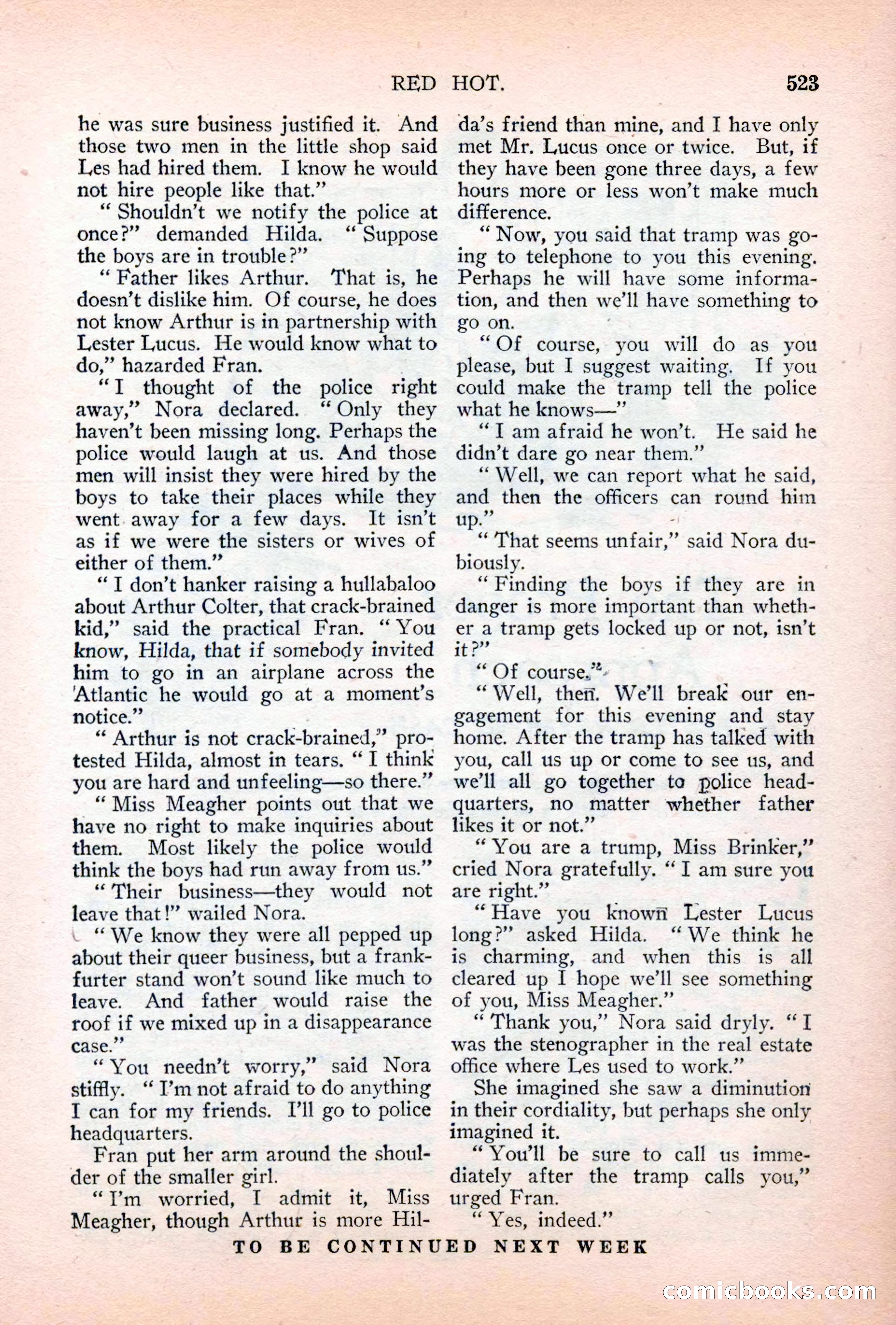 Argosy All-Story Weekly, April 28, 1928 — page 93 of 148