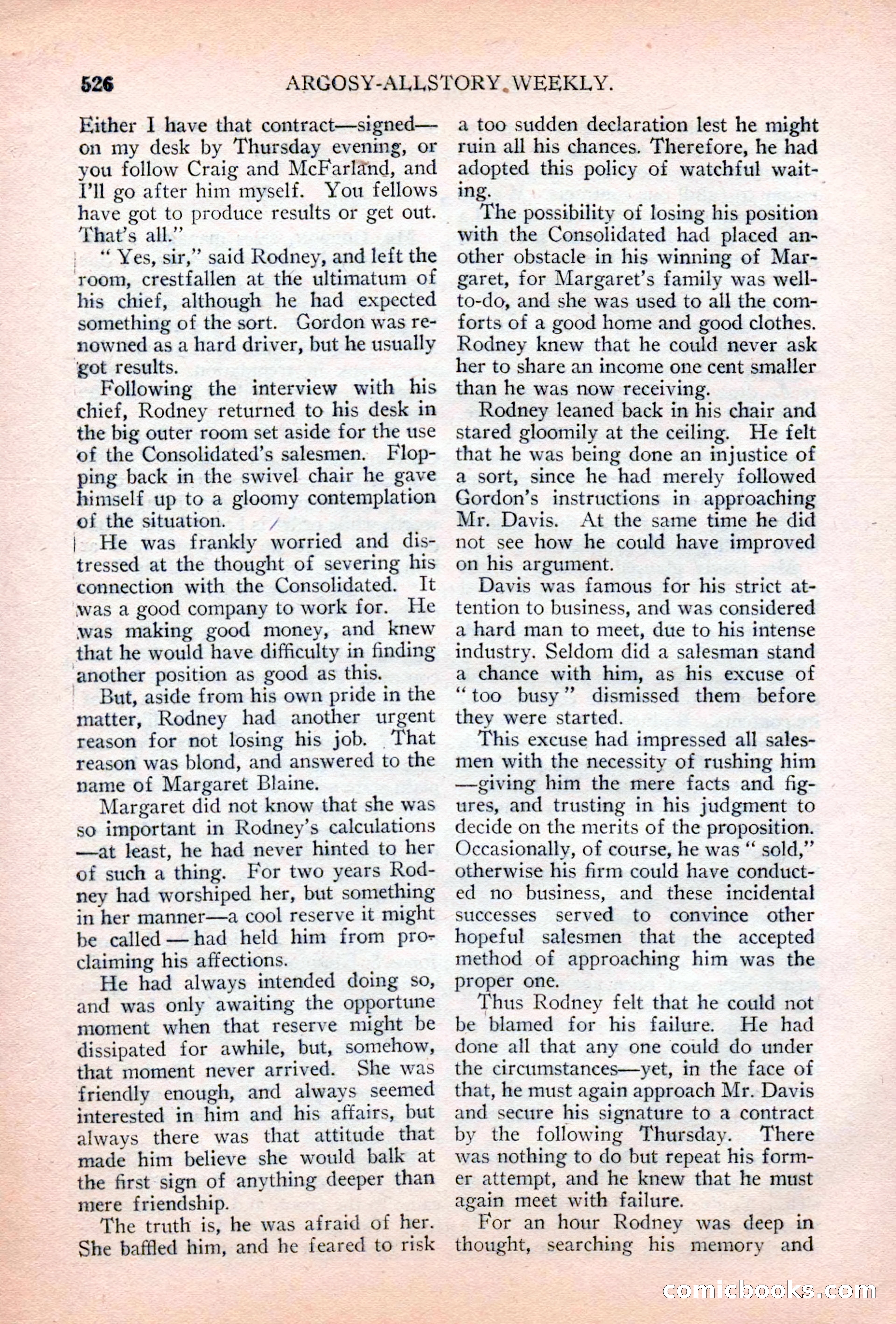 Argosy All-Story Weekly, April 28, 1928 — page 96 of 148