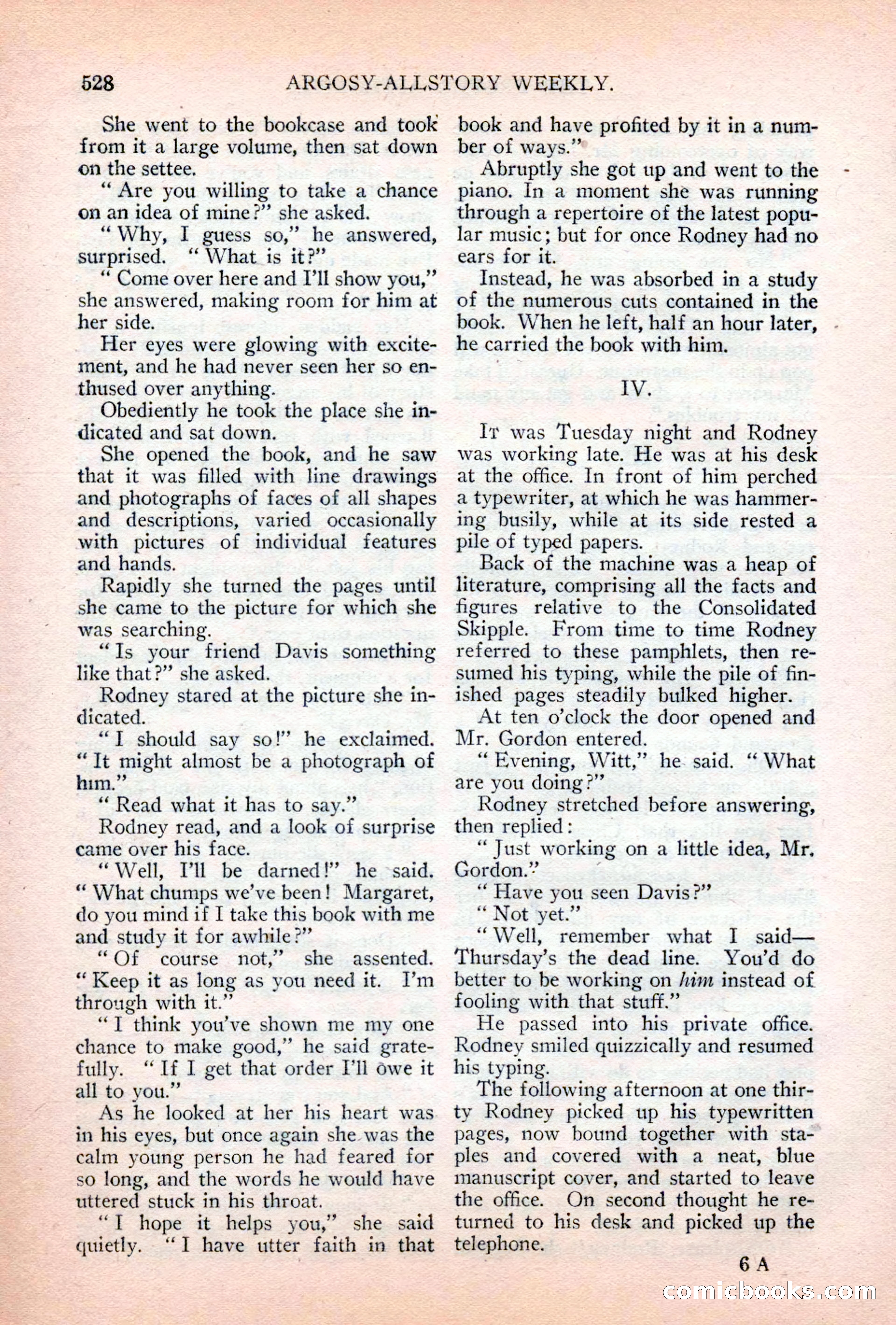 Argosy All-Story Weekly, April 28, 1928 — page 98 of 148