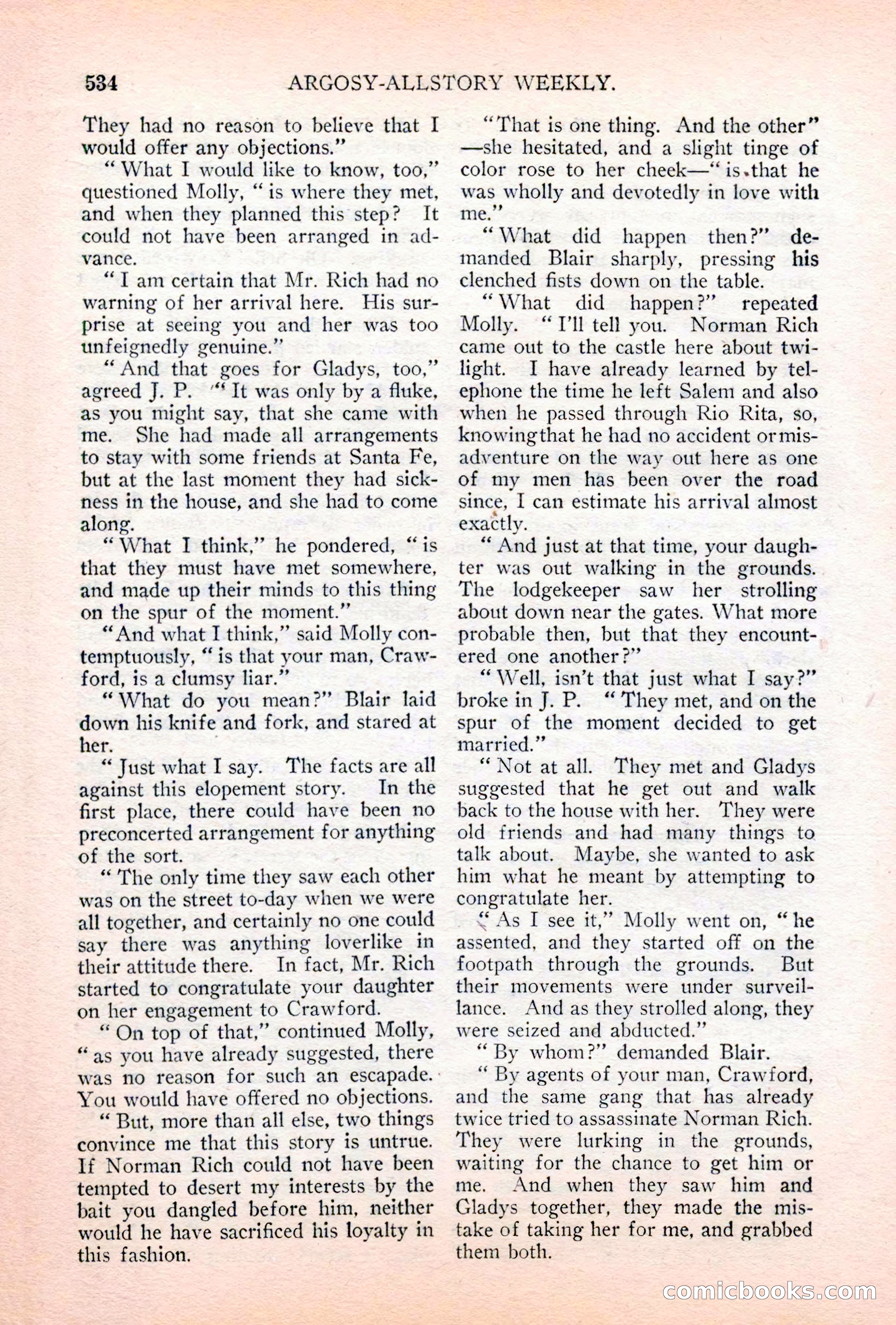 Argosy All-Story Weekly, April 28, 1928 — page 104 of 148