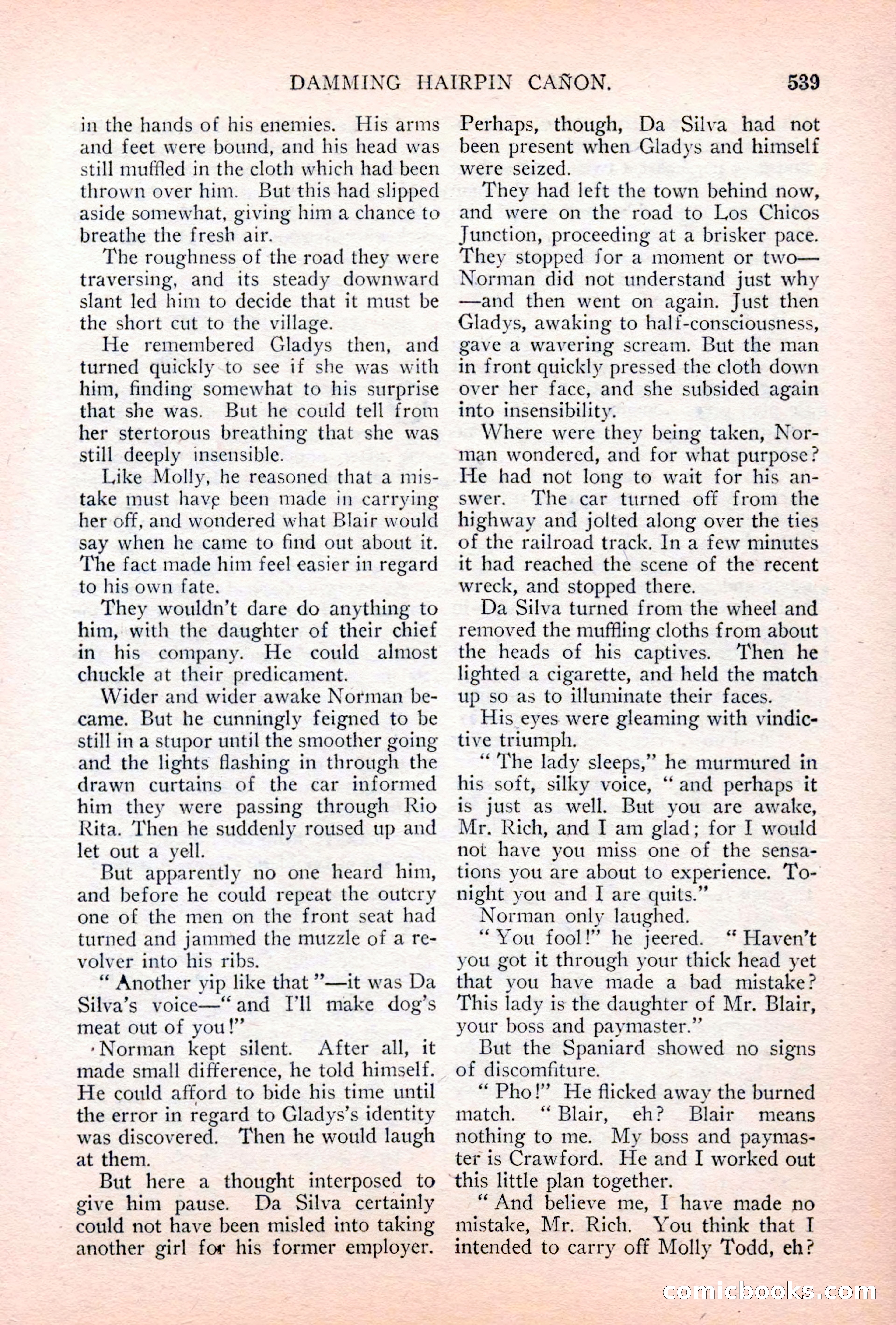 Argosy All-Story Weekly, April 28, 1928 — page 109 of 148