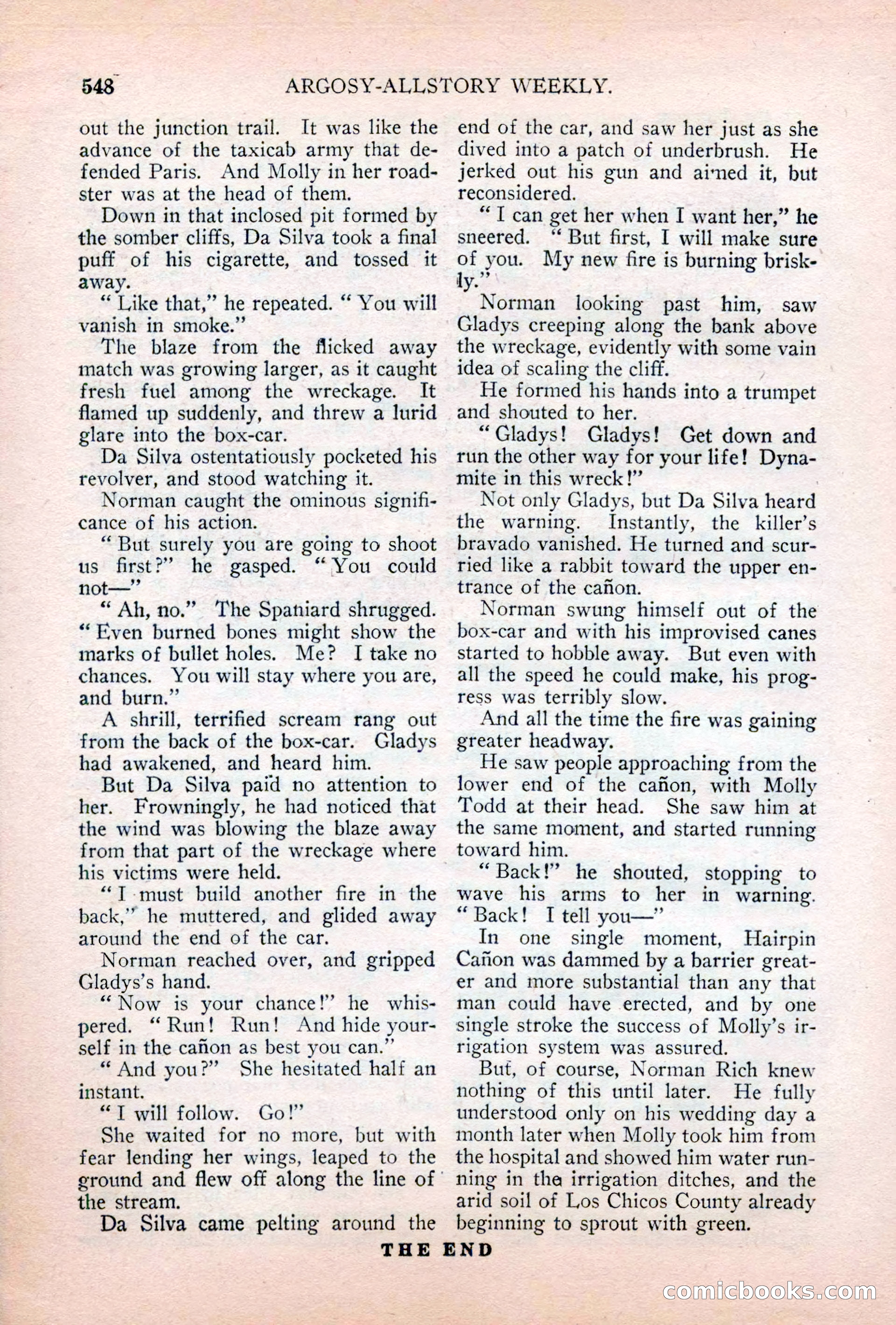 Argosy All-Story Weekly, April 28, 1928 — page 118 of 148