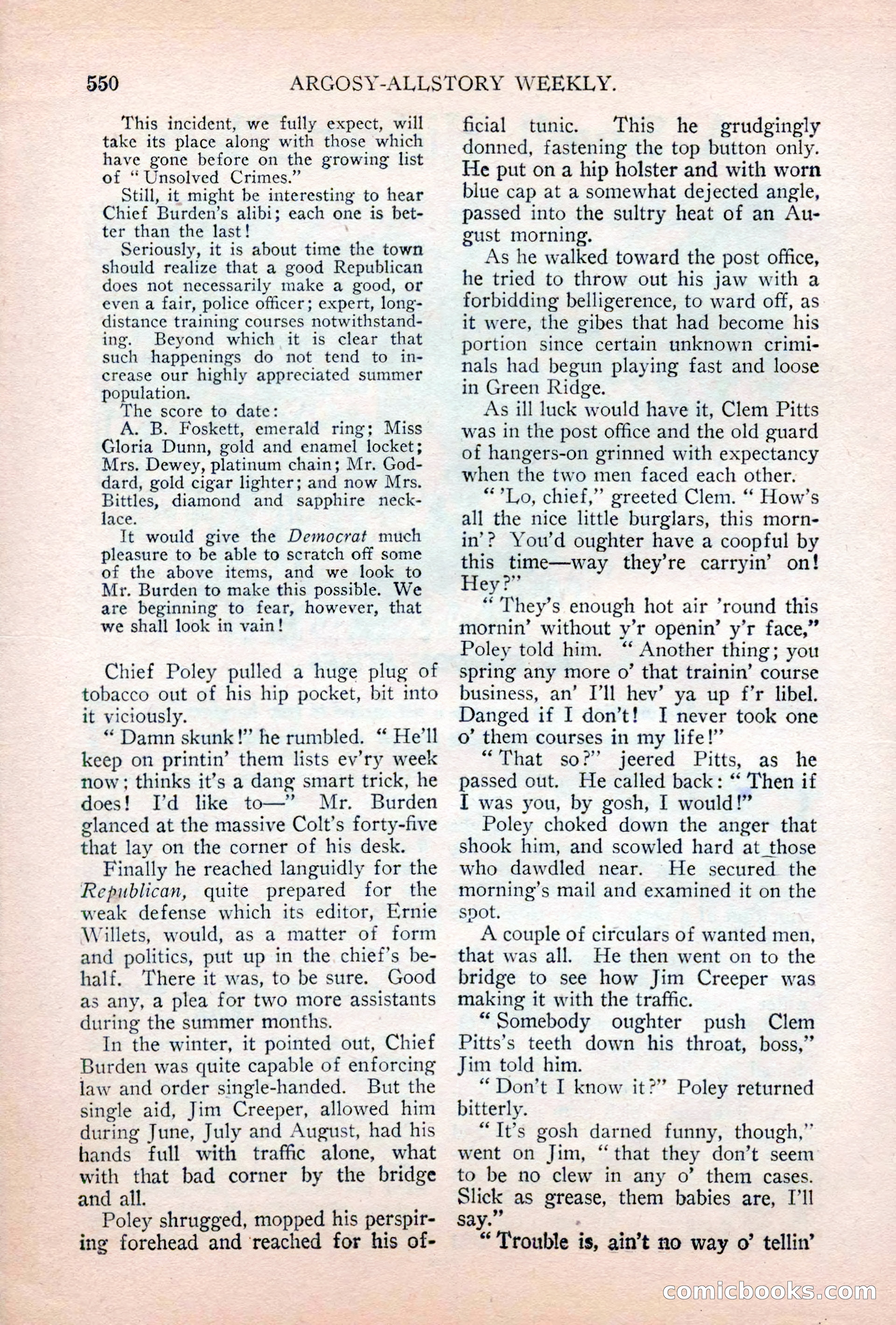 Argosy All-Story Weekly, April 28, 1928 — page 120 of 148