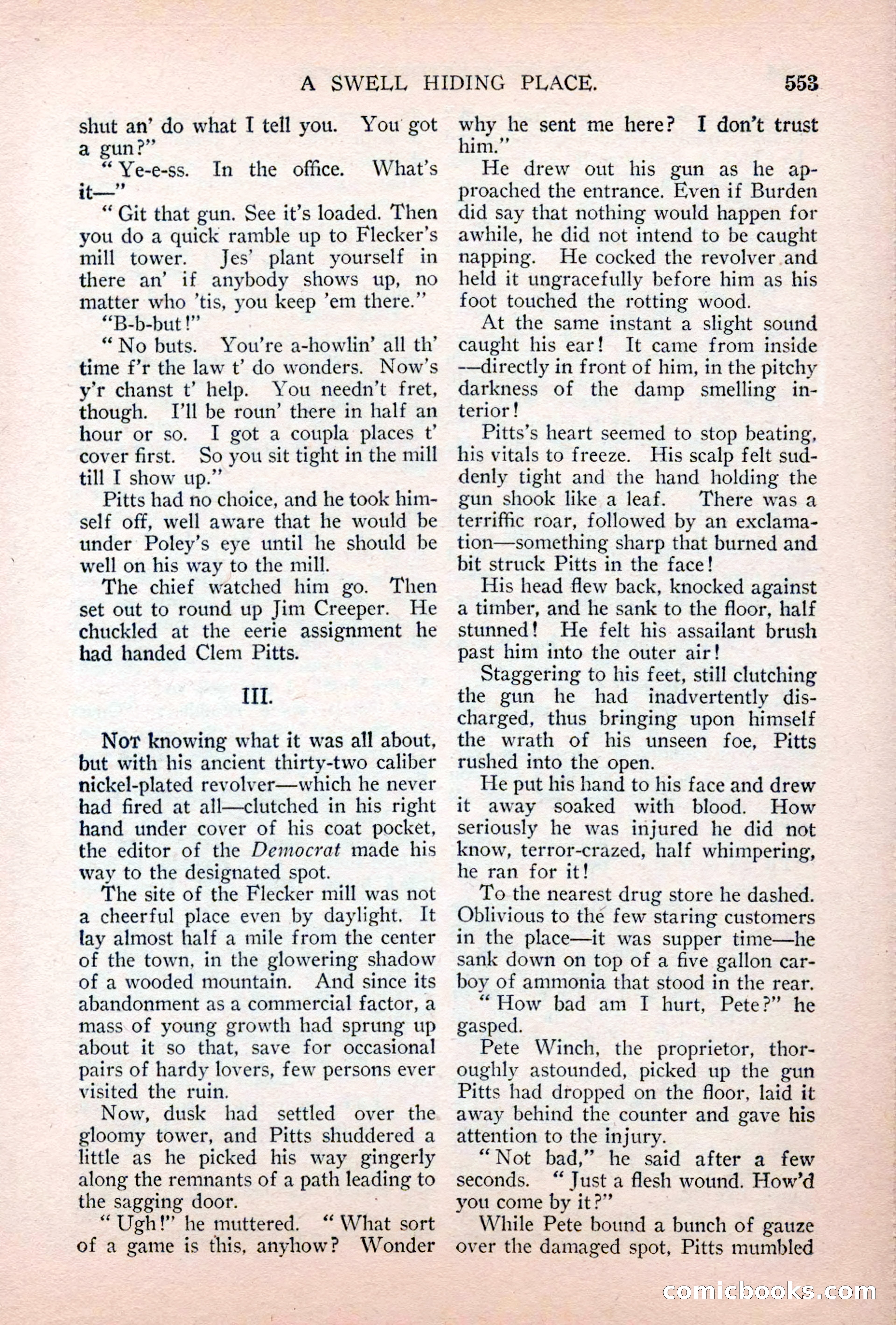 Argosy All-Story Weekly, April 28, 1928 — page 123 of 148