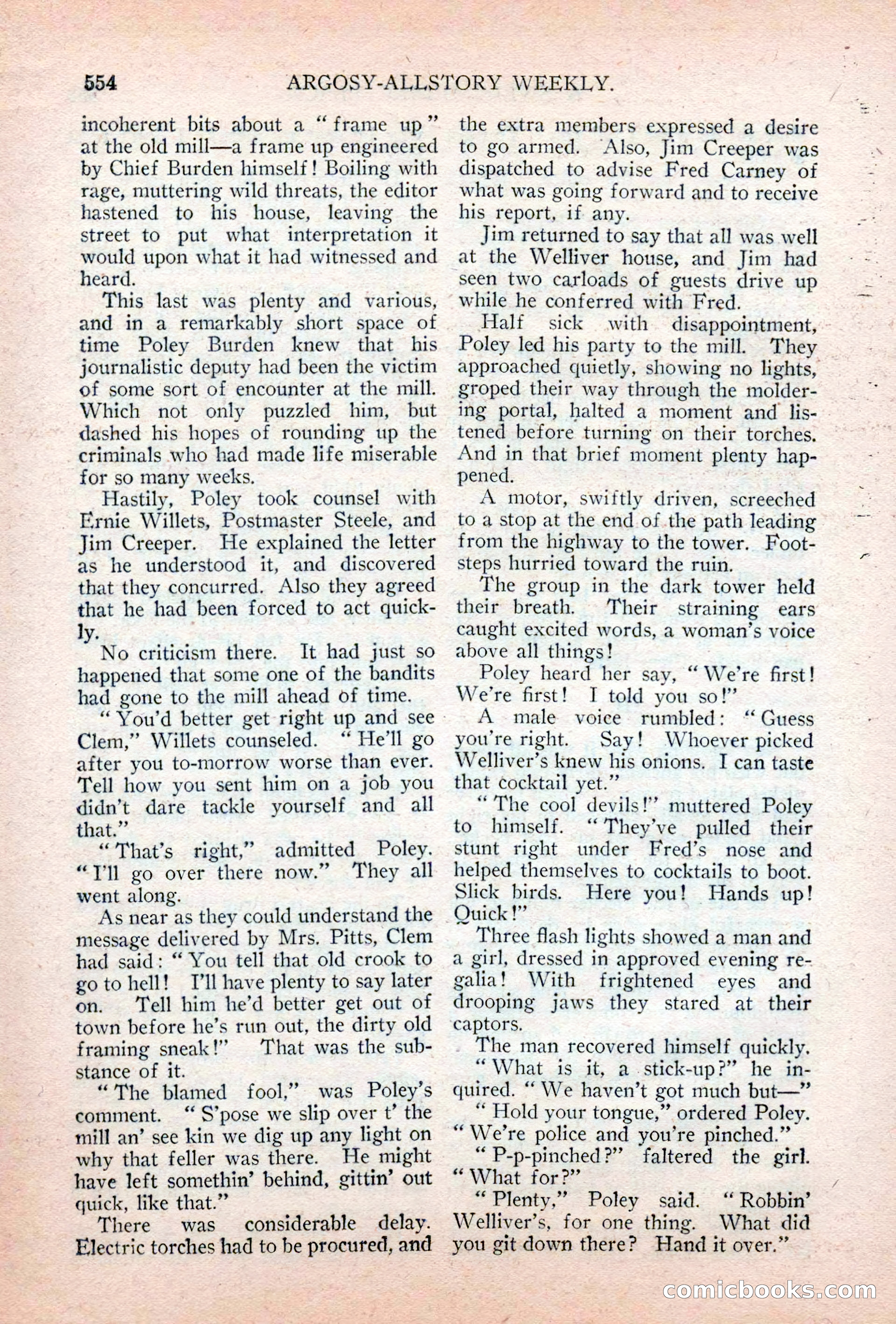 Argosy All-Story Weekly, April 28, 1928 — page 124 of 148