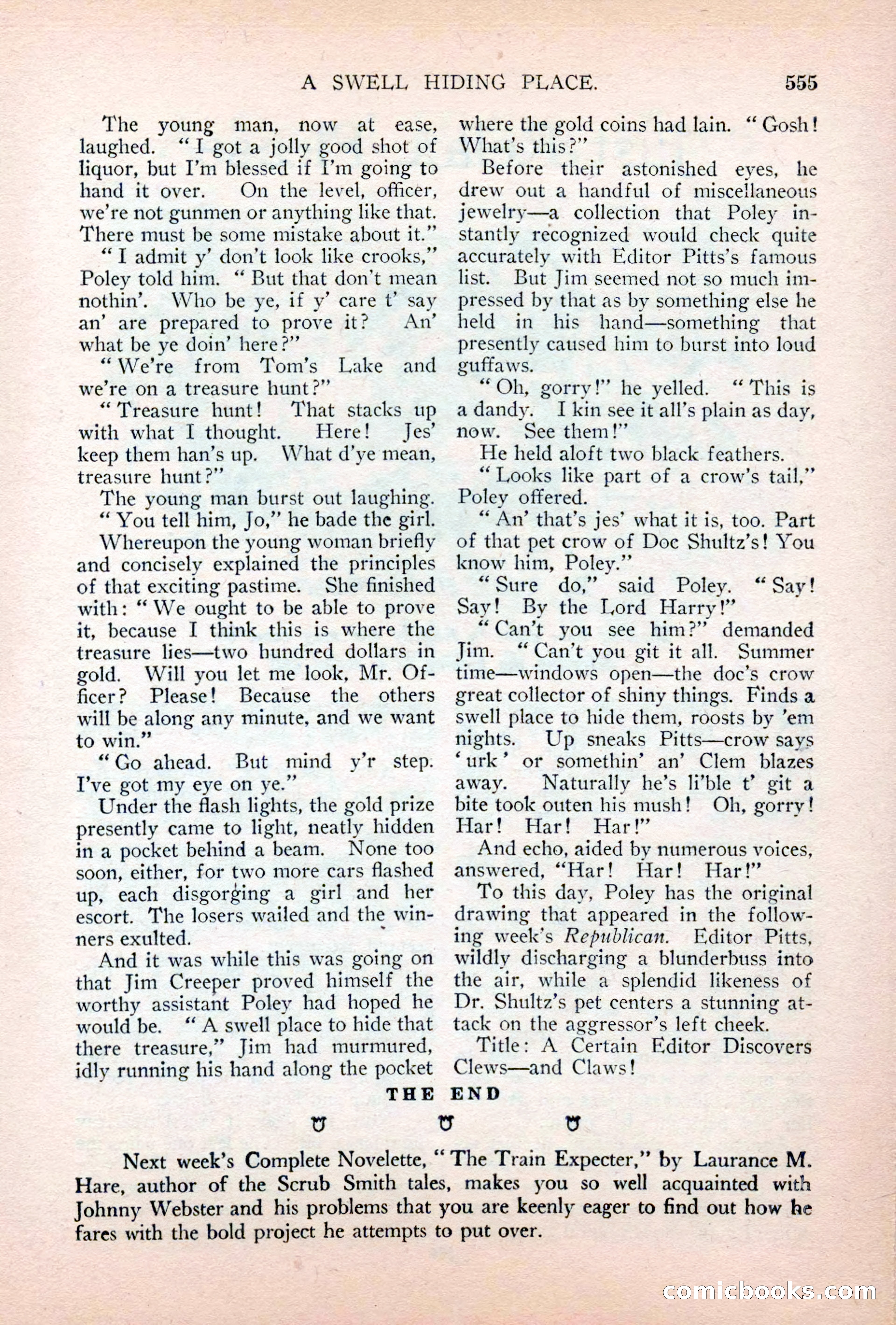 Argosy All-Story Weekly, April 28, 1928 — page 125 of 148