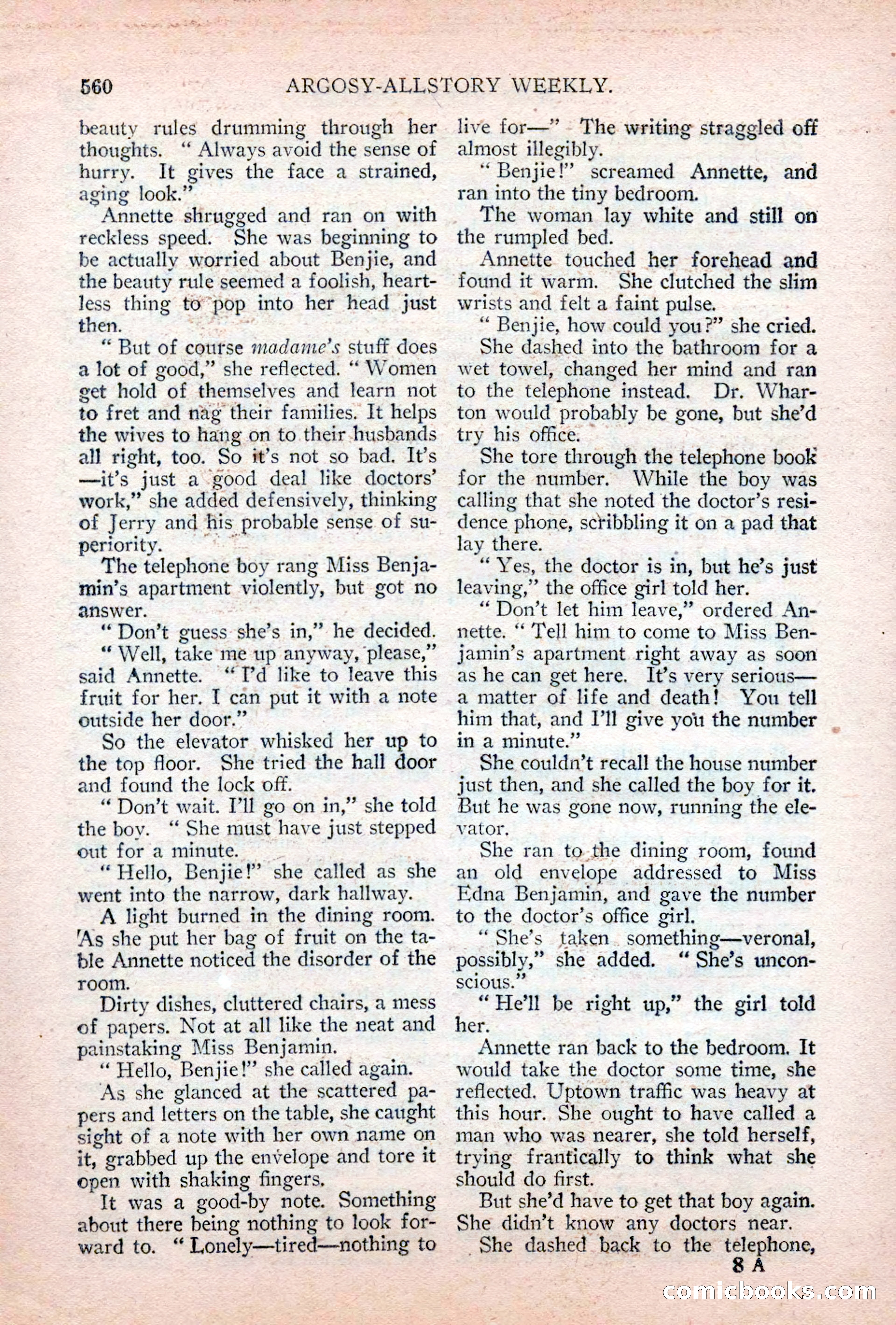Argosy All-Story Weekly, April 28, 1928 — page 130 of 148