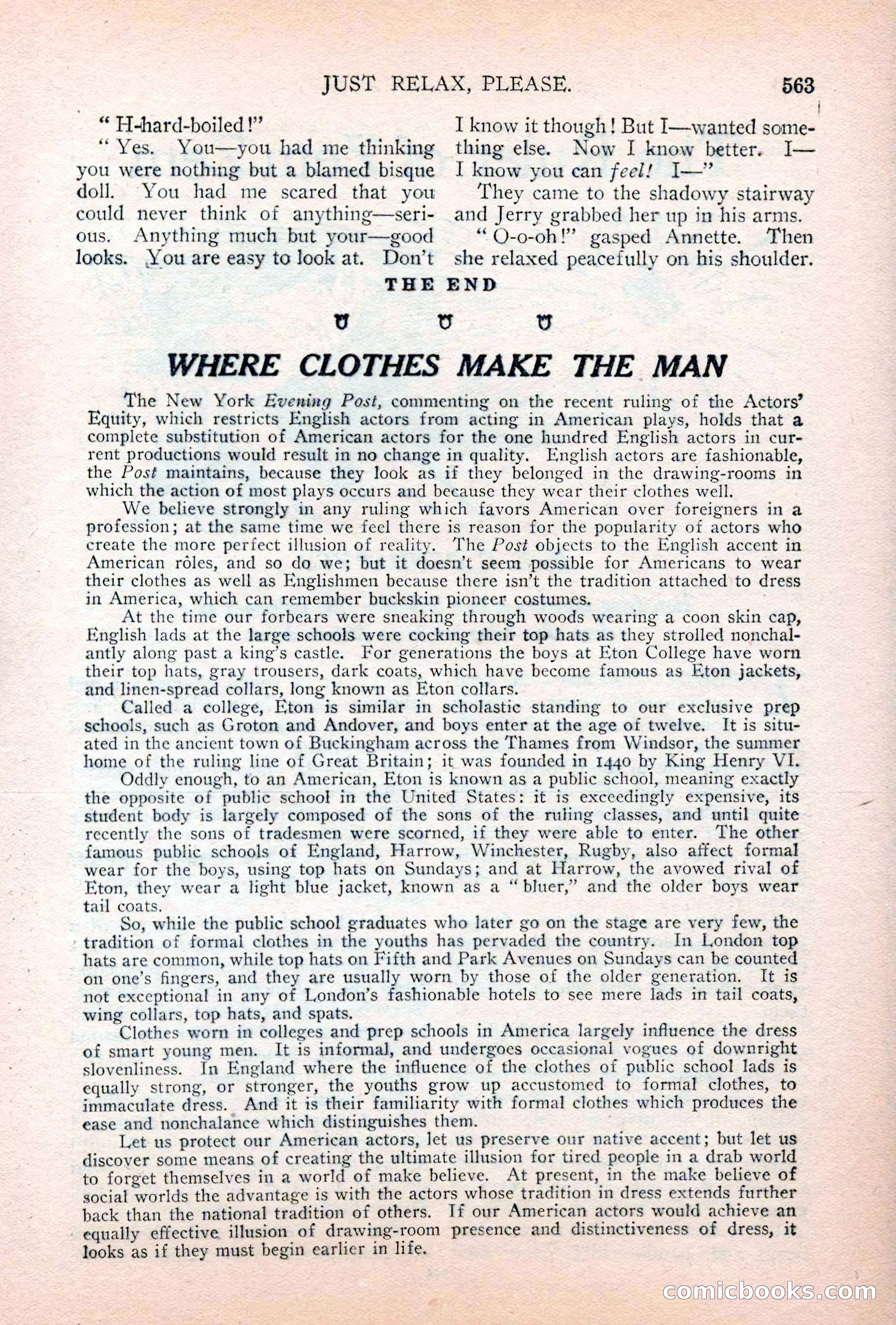 Argosy All-Story Weekly, April 28, 1928 — page 133 of 148