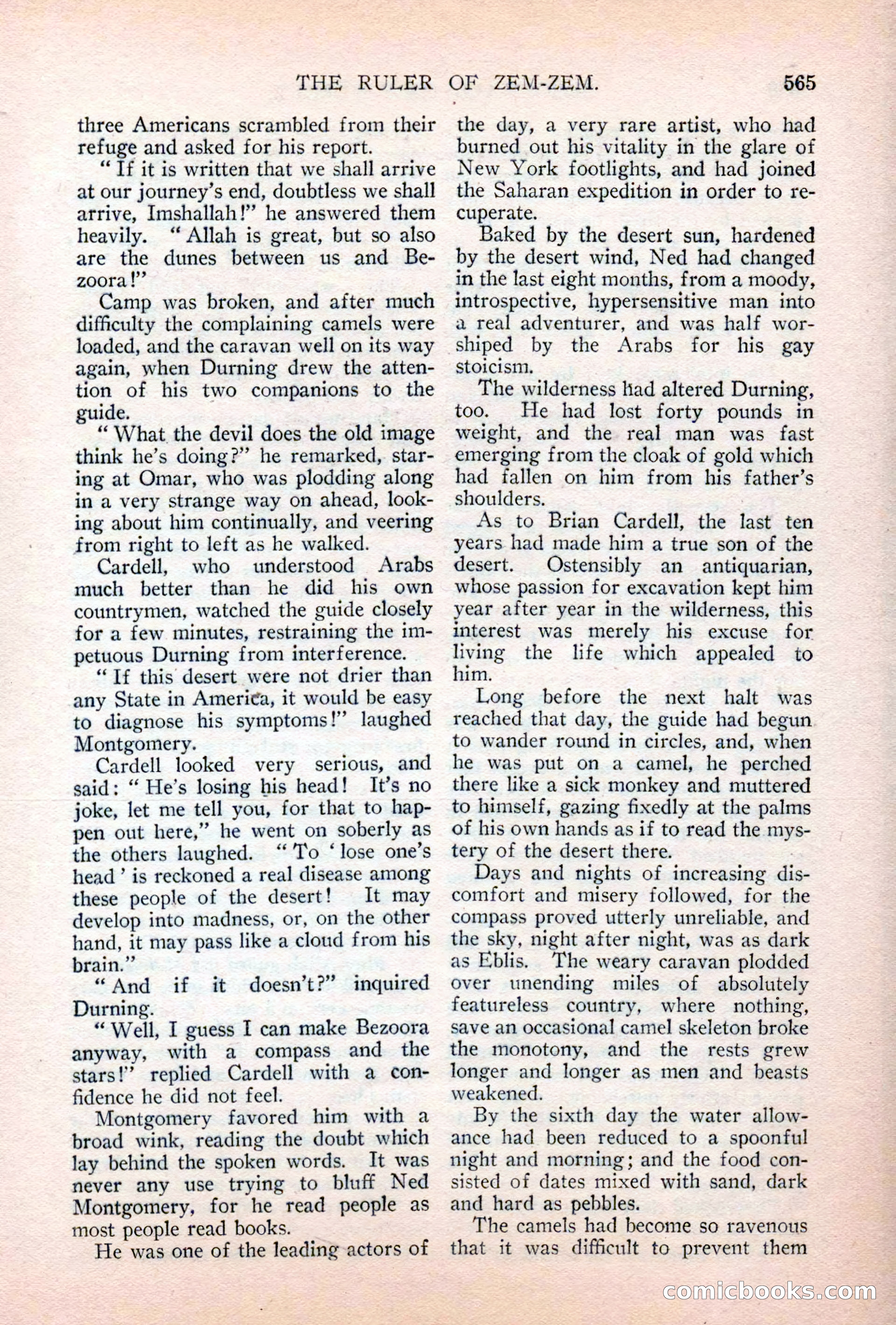 Argosy All-Story Weekly, April 28, 1928 — page 135 of 148