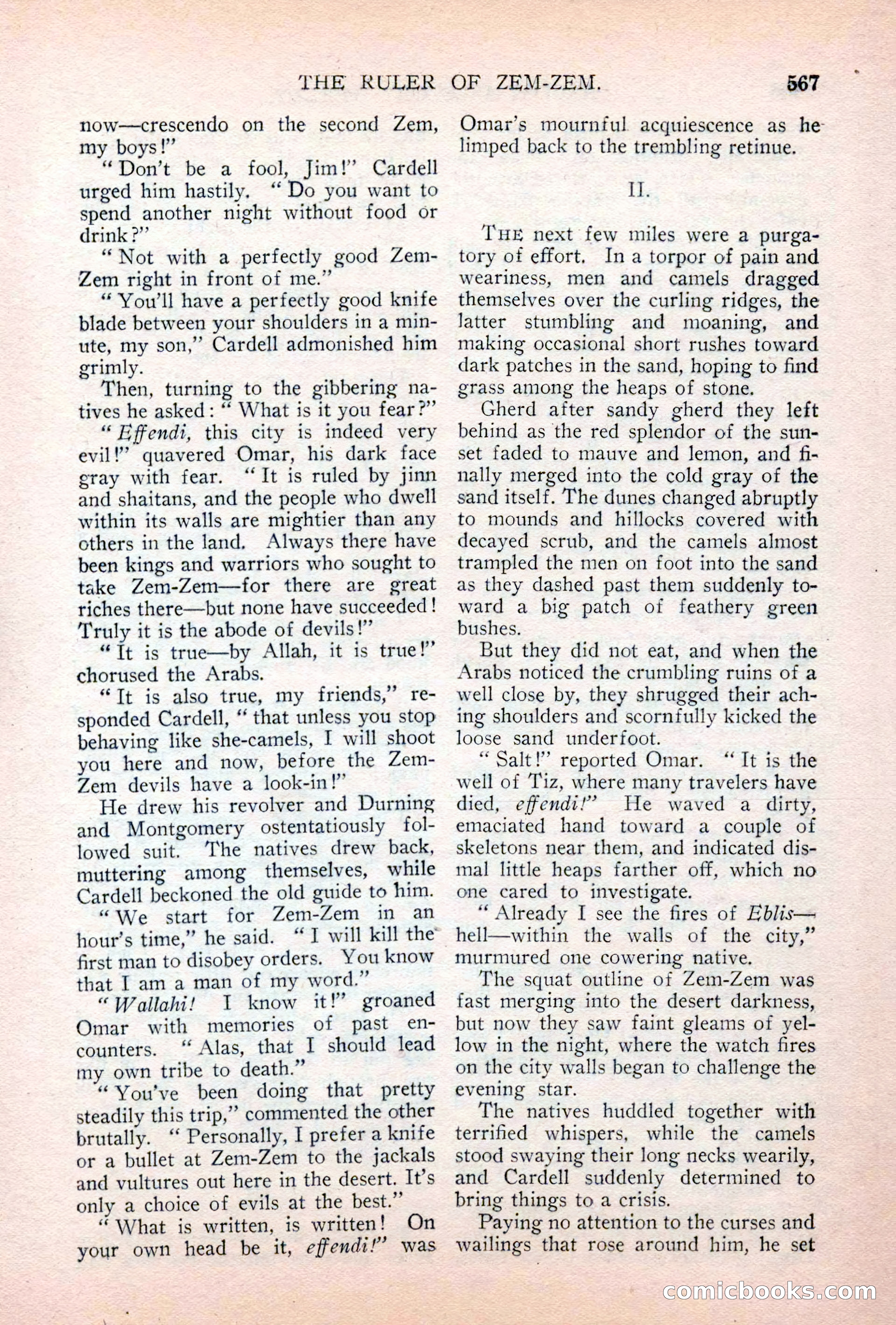 Argosy All-Story Weekly, April 28, 1928 — page 137 of 148