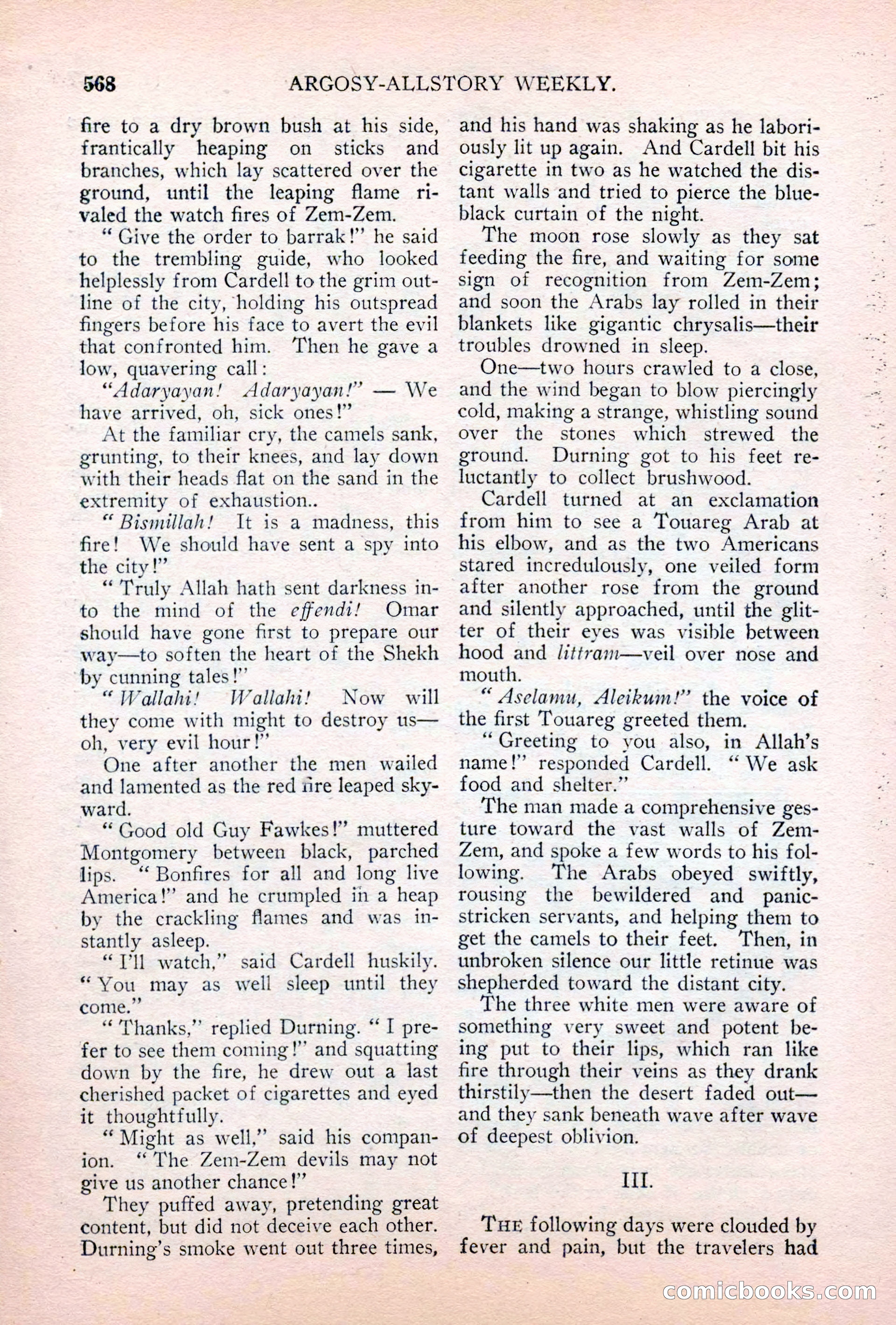 Argosy All-Story Weekly, April 28, 1928 — page 138 of 148