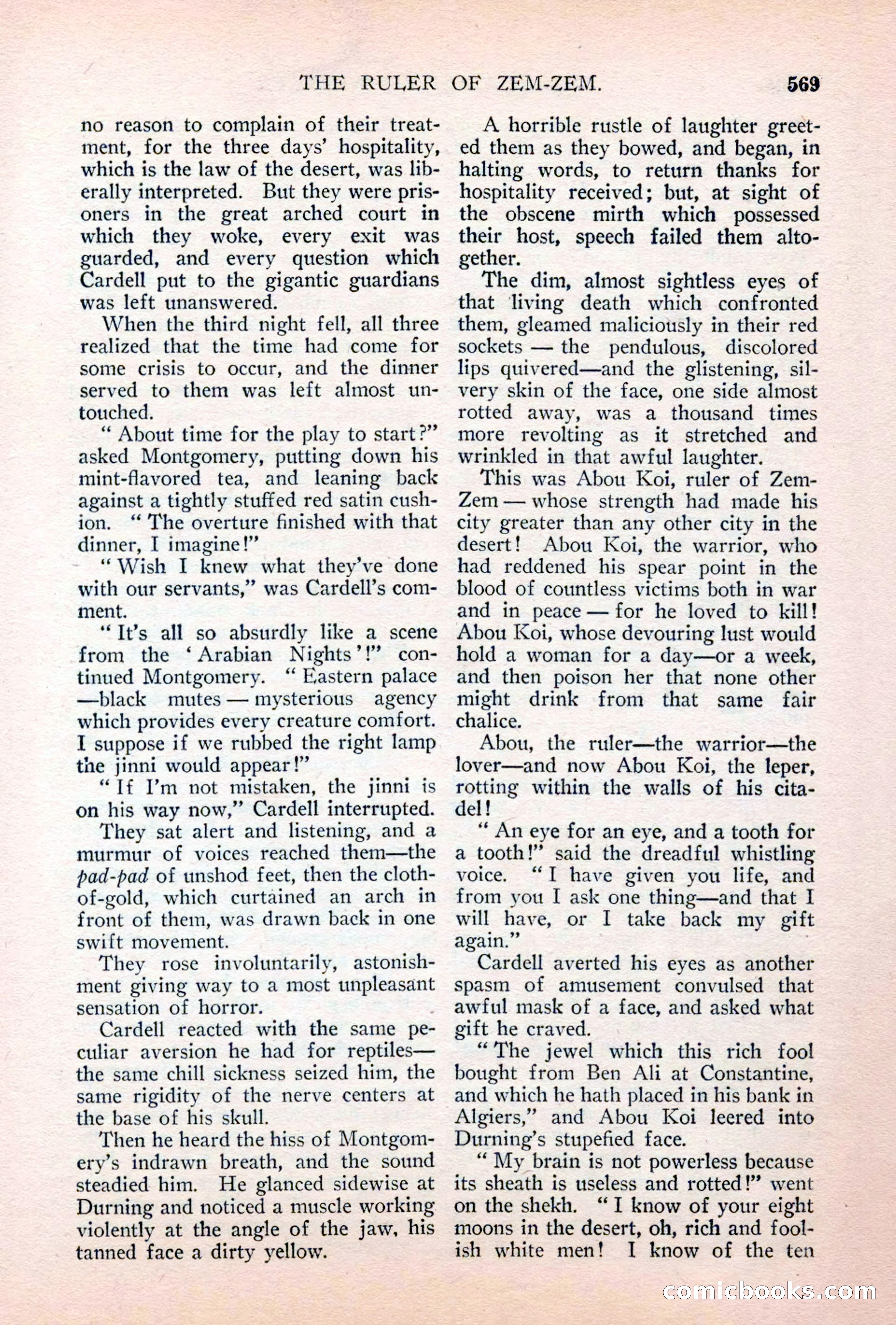 Argosy All-Story Weekly, April 28, 1928 — page 139 of 148