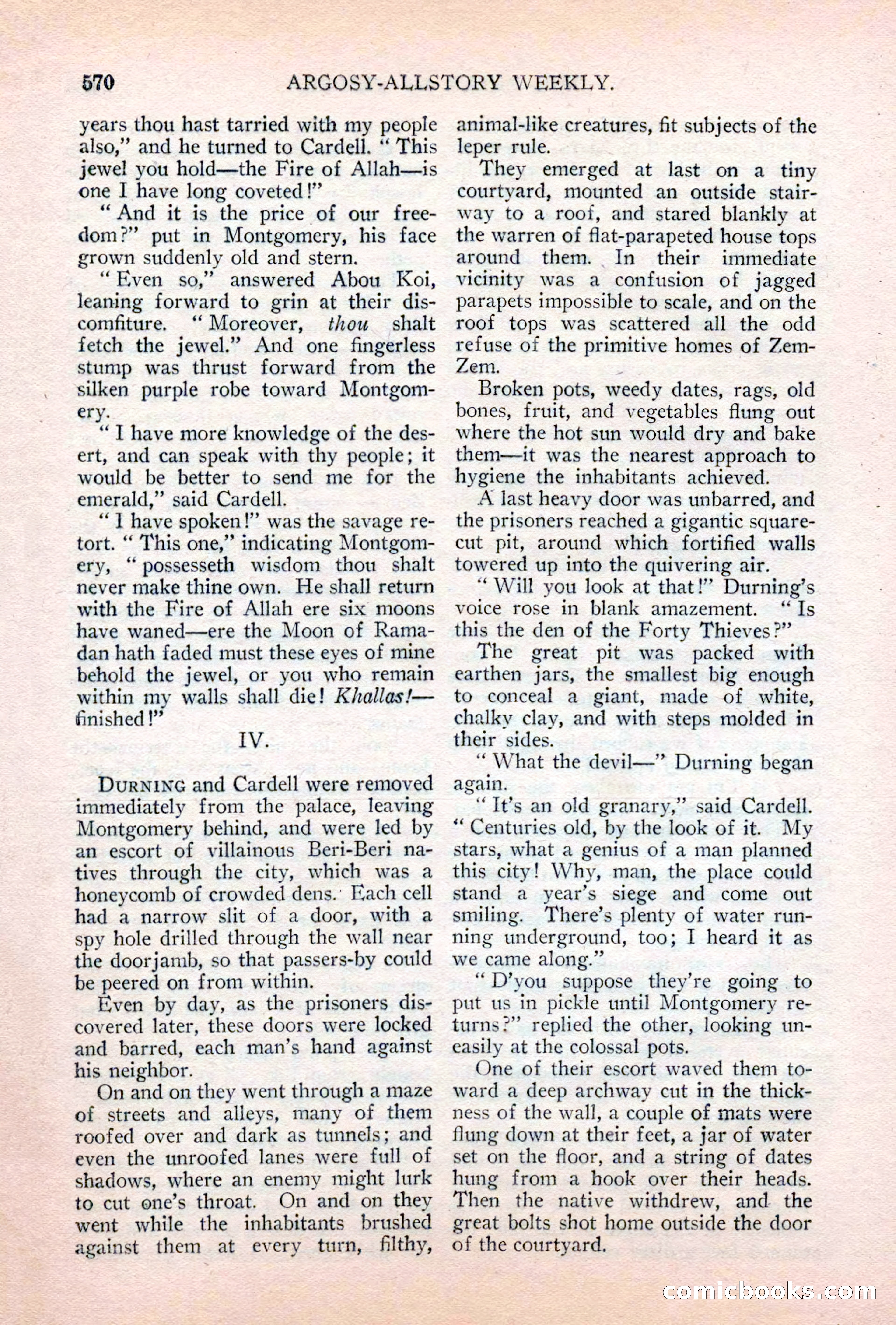Argosy All-Story Weekly, April 28, 1928 — page 140 of 148