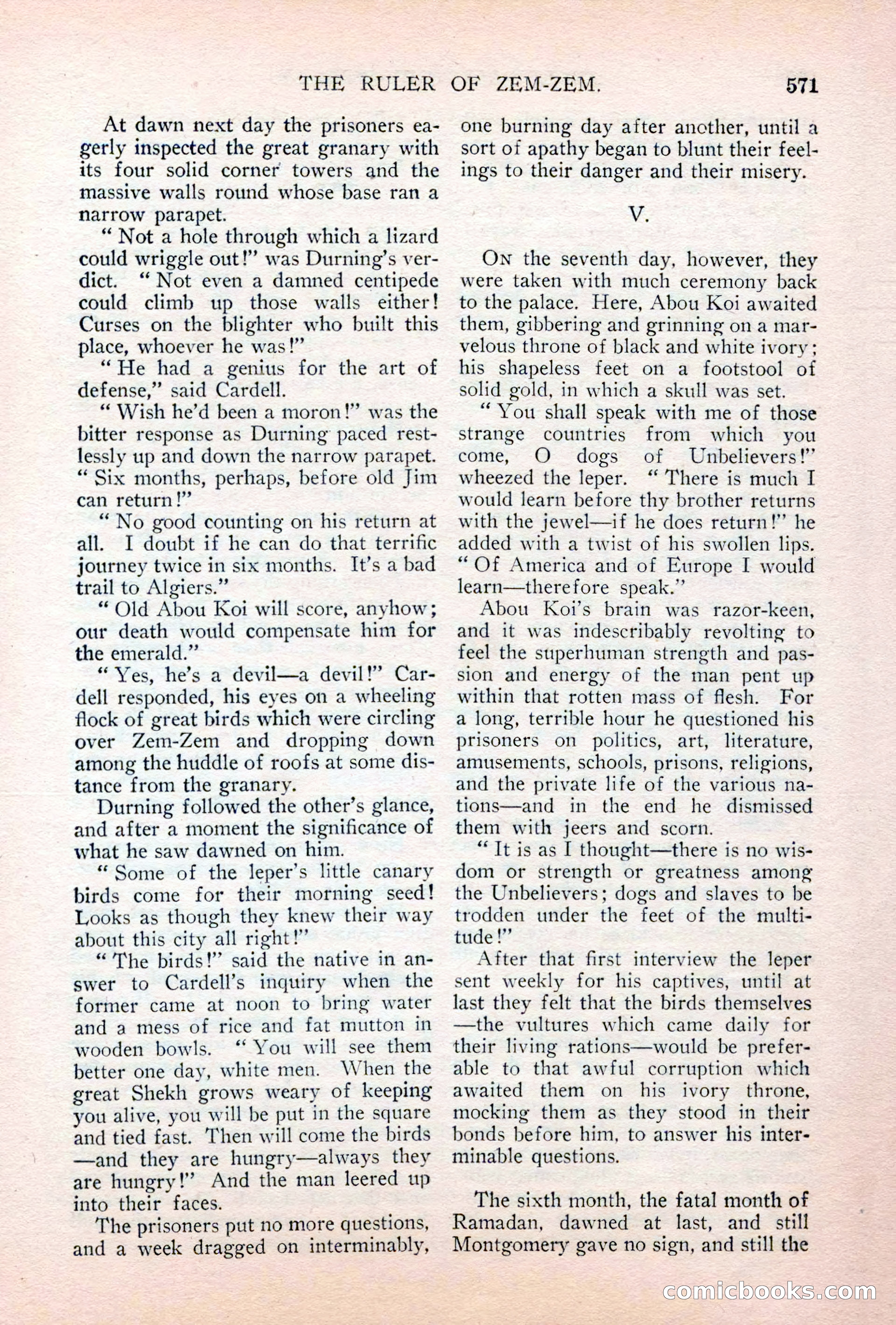 Argosy All-Story Weekly, April 28, 1928 — page 141 of 148