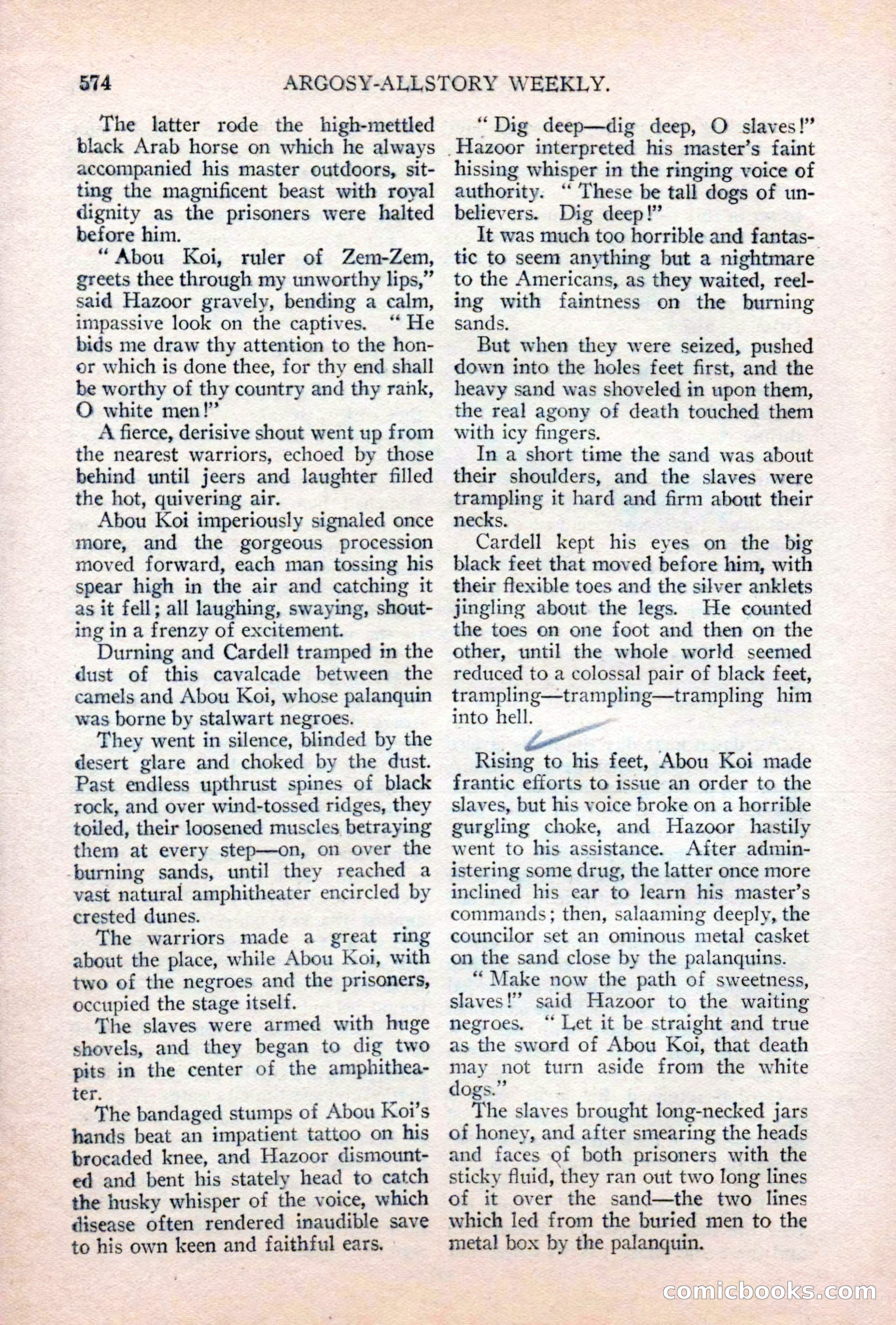 Argosy All-Story Weekly, April 28, 1928 — page 144 of 148