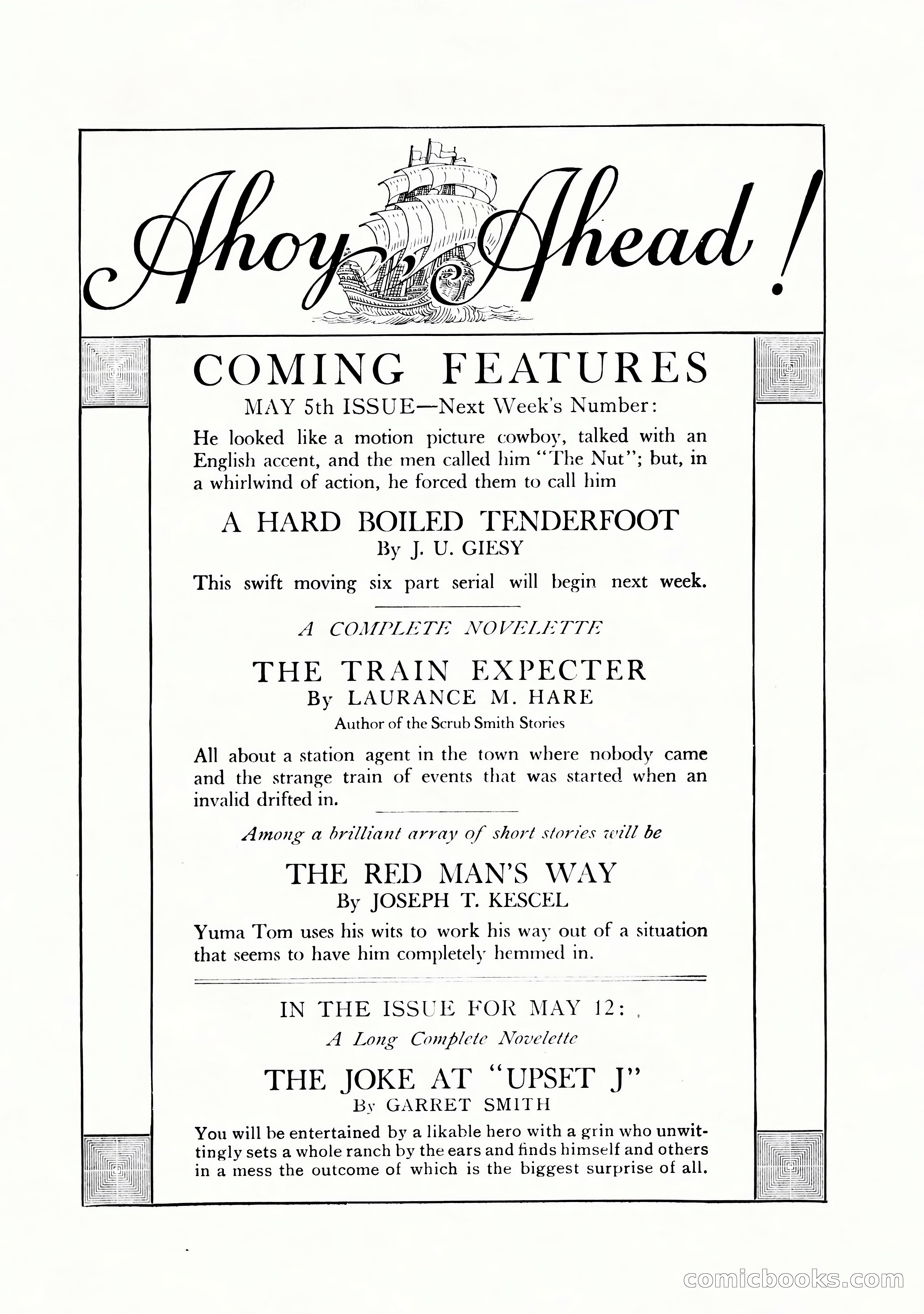 Argosy All-Story Weekly, April 28, 1928 — page 147 of 148