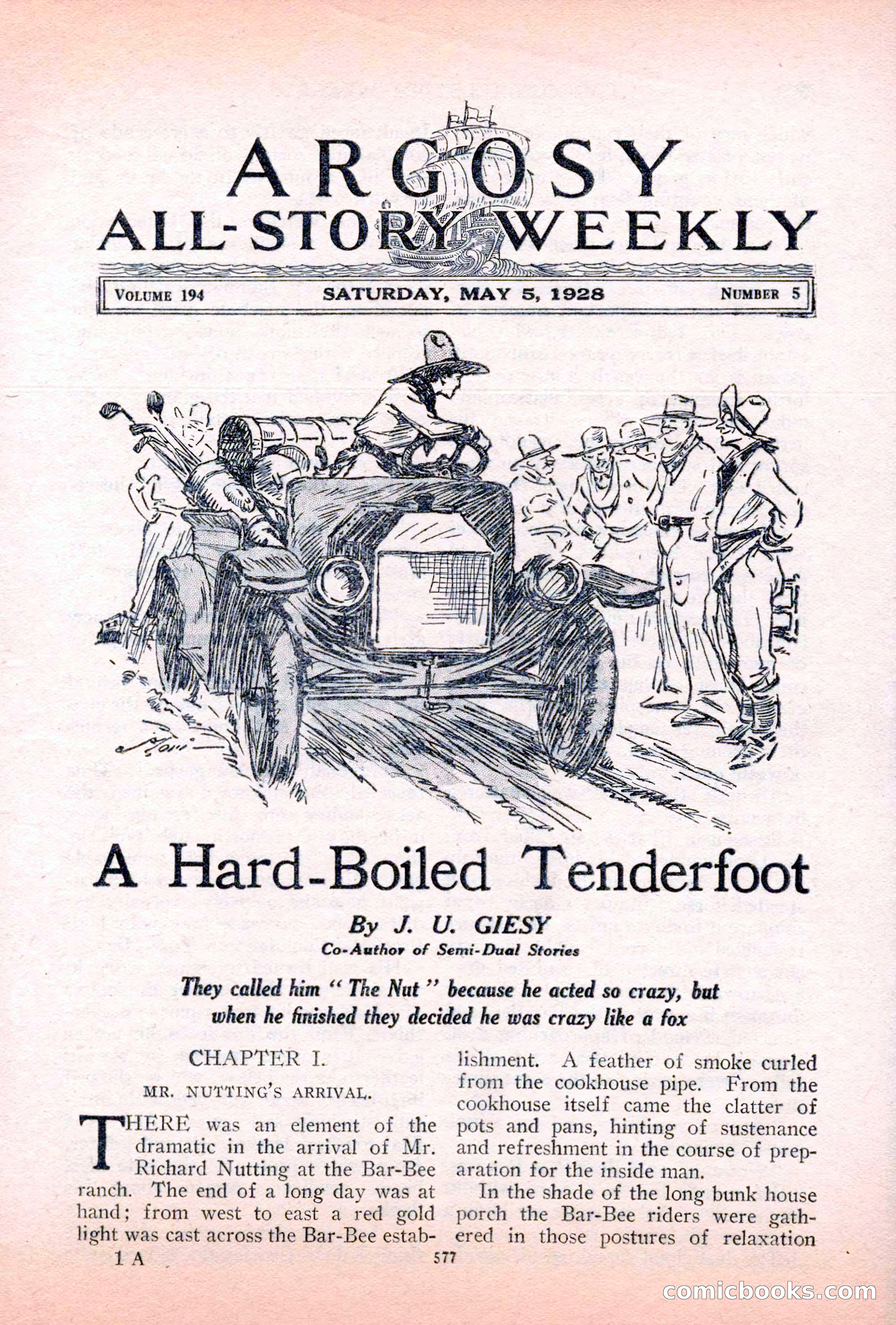 Argosy All-Story Weekly, May 5, 1928 — page 11 of 156