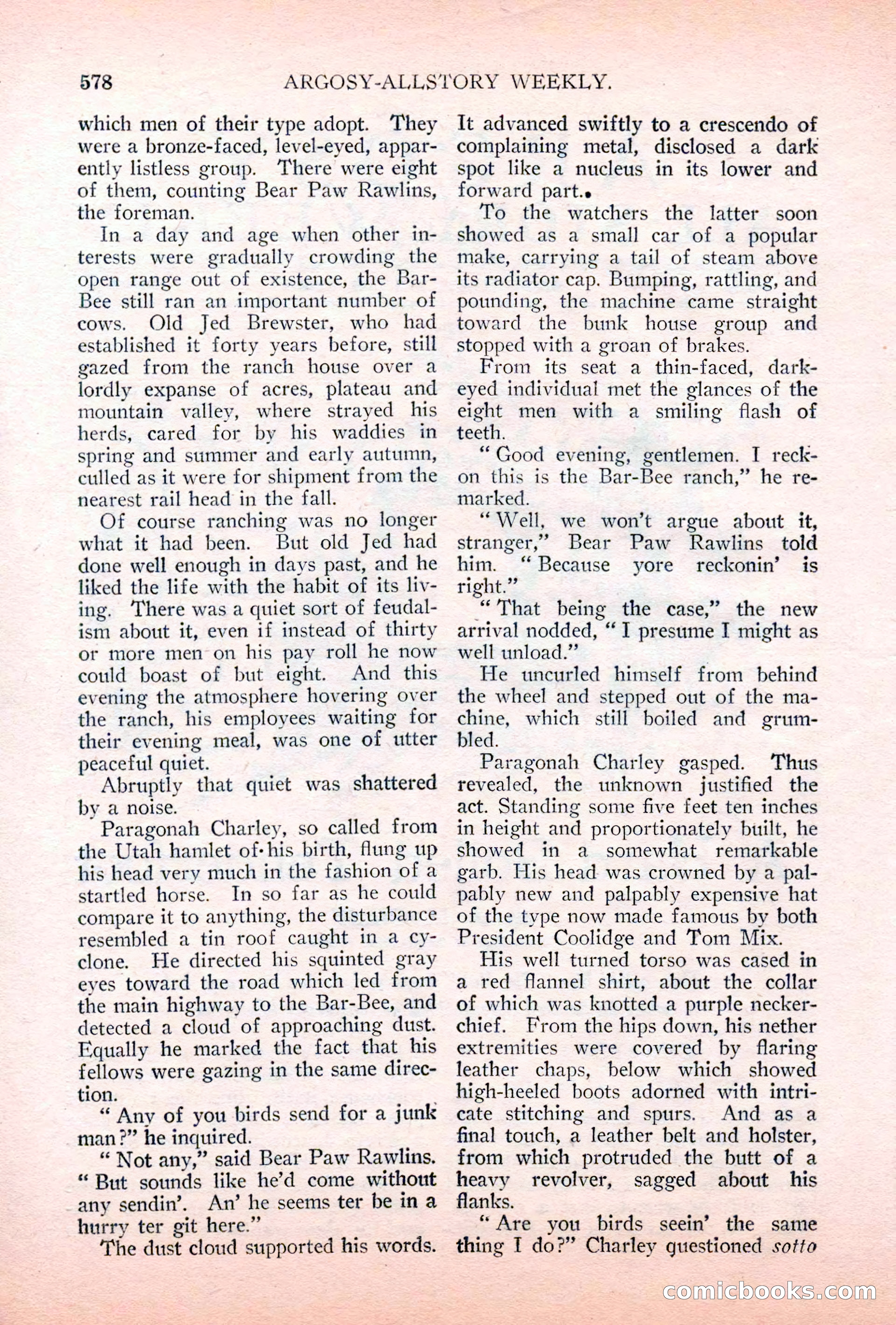 Argosy All-Story Weekly, May 5, 1928 — page 12 of 156