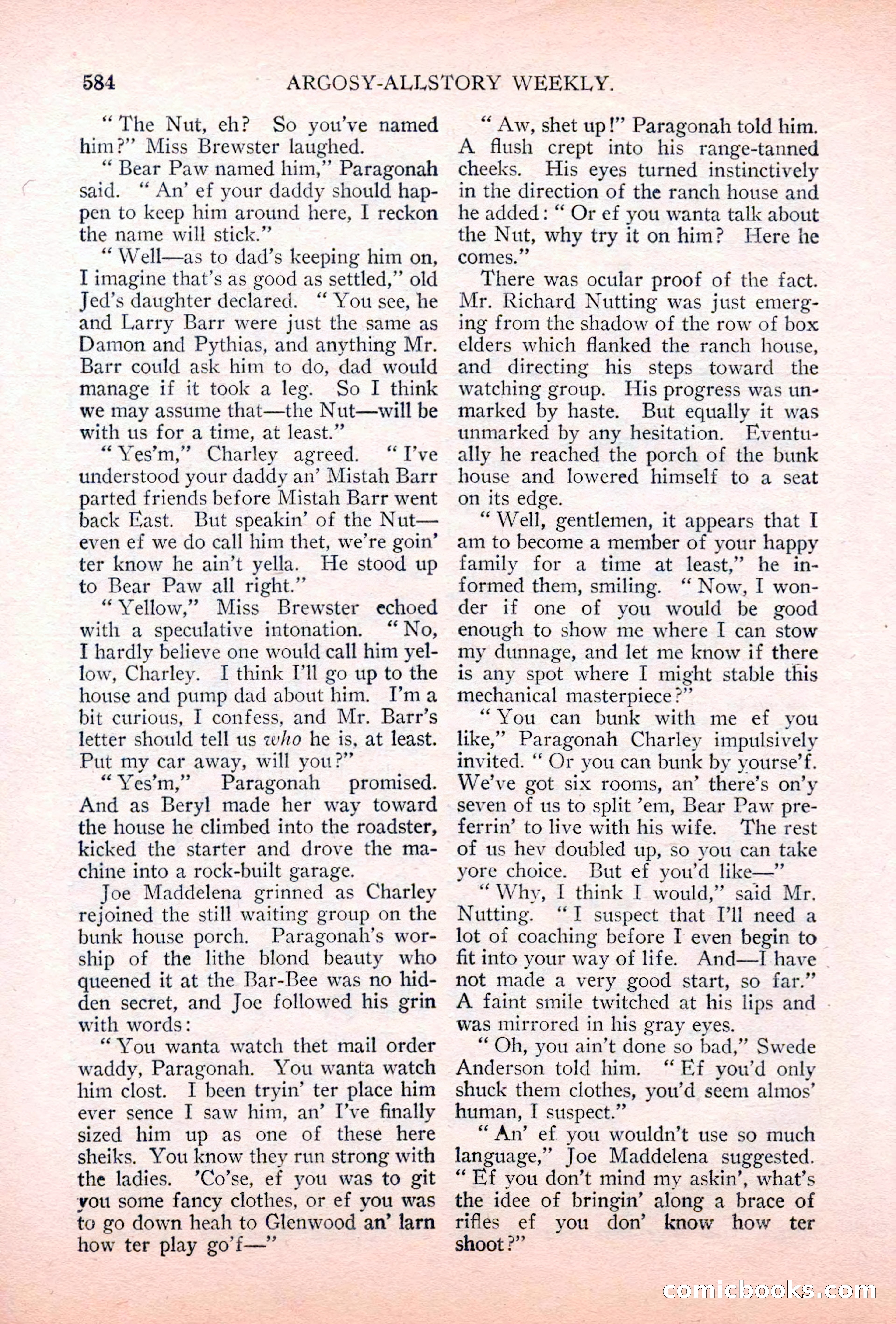 Argosy All-Story Weekly, May 5, 1928 — page 18 of 156