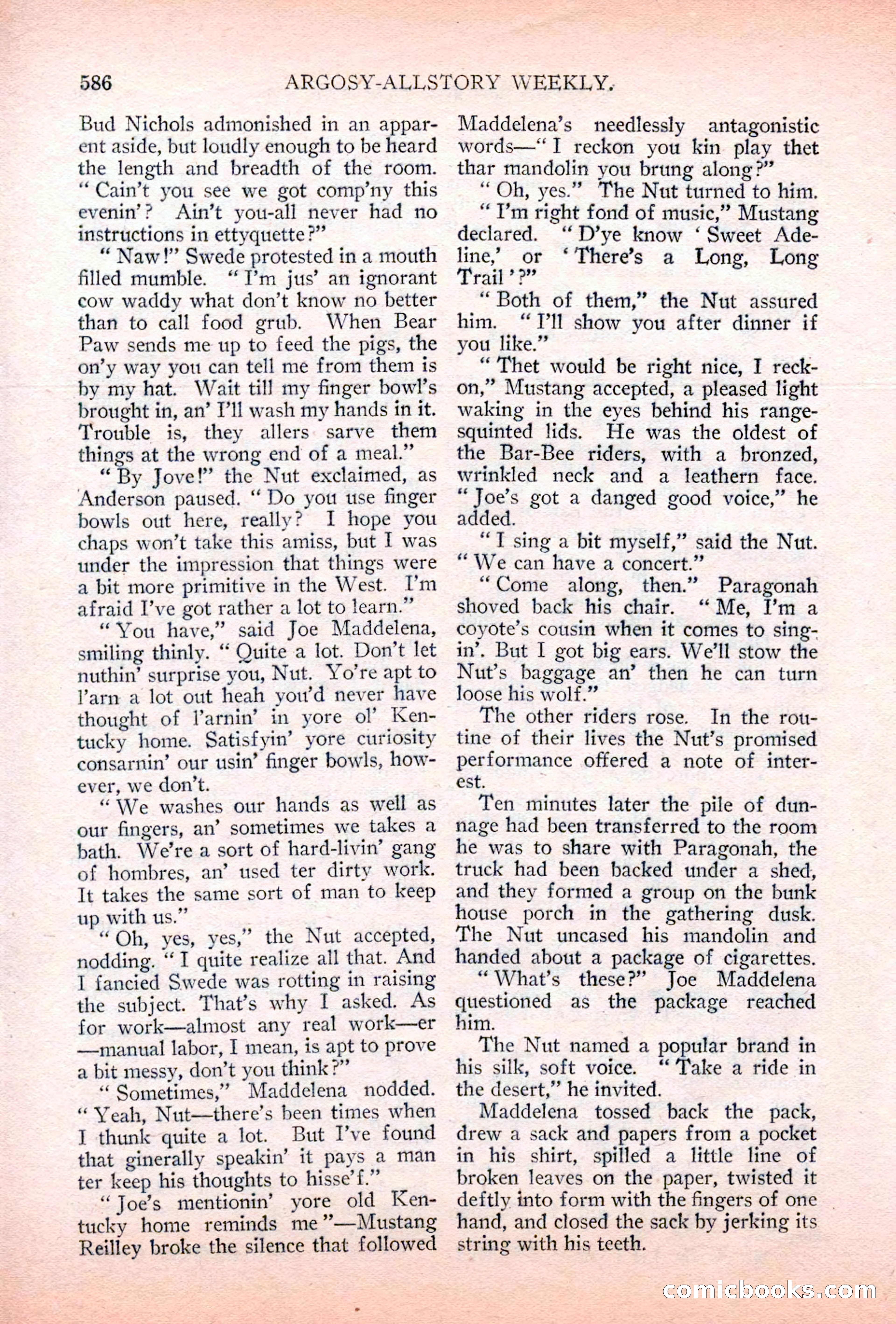 Argosy All-Story Weekly, May 5, 1928 — page 20 of 156