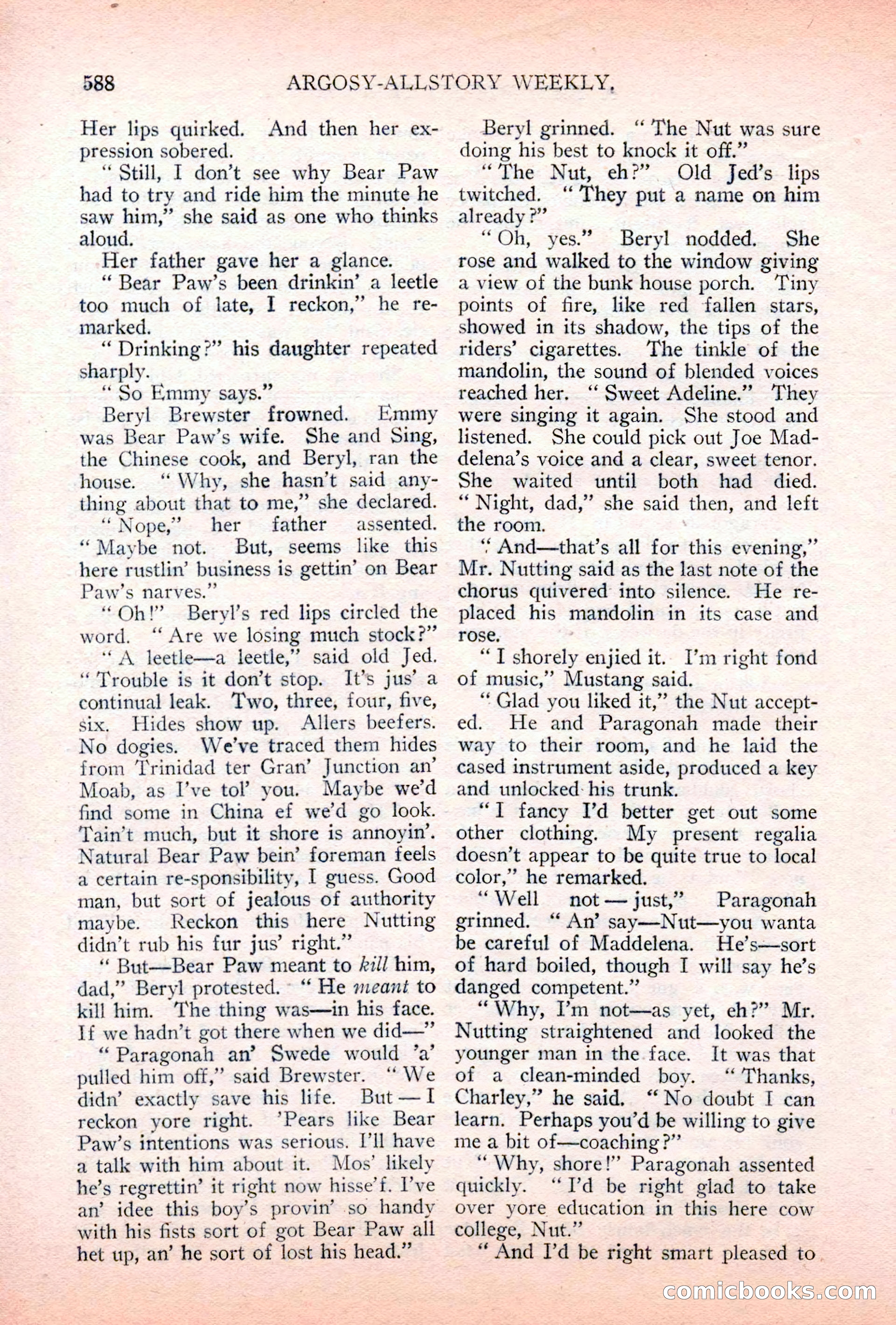 Argosy All-Story Weekly, May 5, 1928 — page 22 of 156