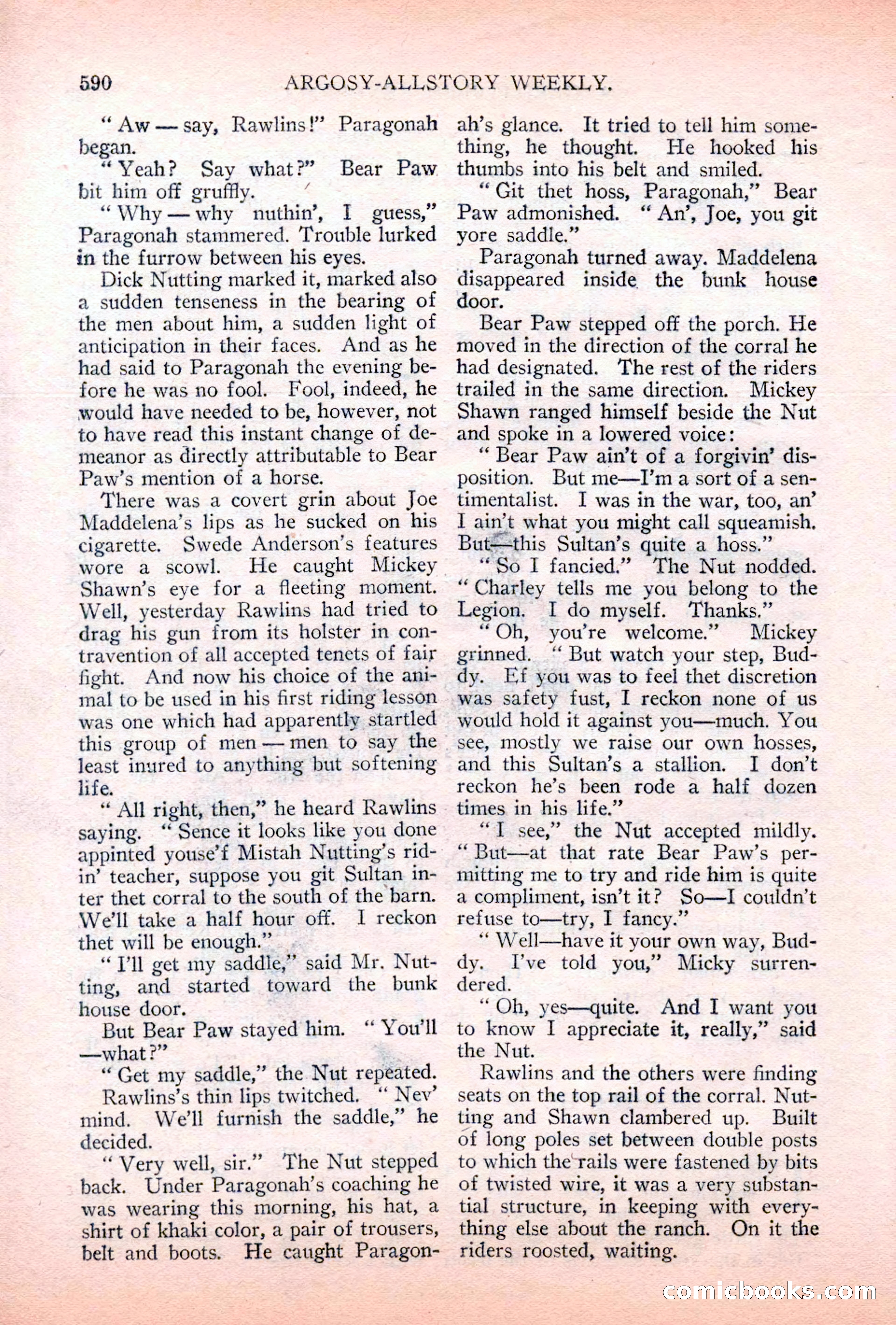 Argosy All-Story Weekly, May 5, 1928 — page 24 of 156